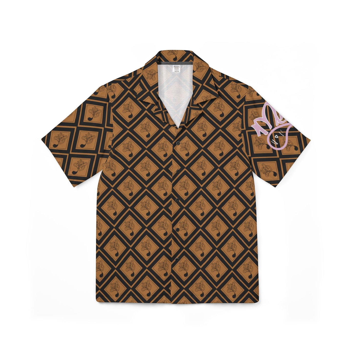 Men's Hawaiian Camp Shirt - Trendy Tropical Print, Summer Vibes, Casual Beach Wear, Relaxed Fit, Perfect Gift for Men