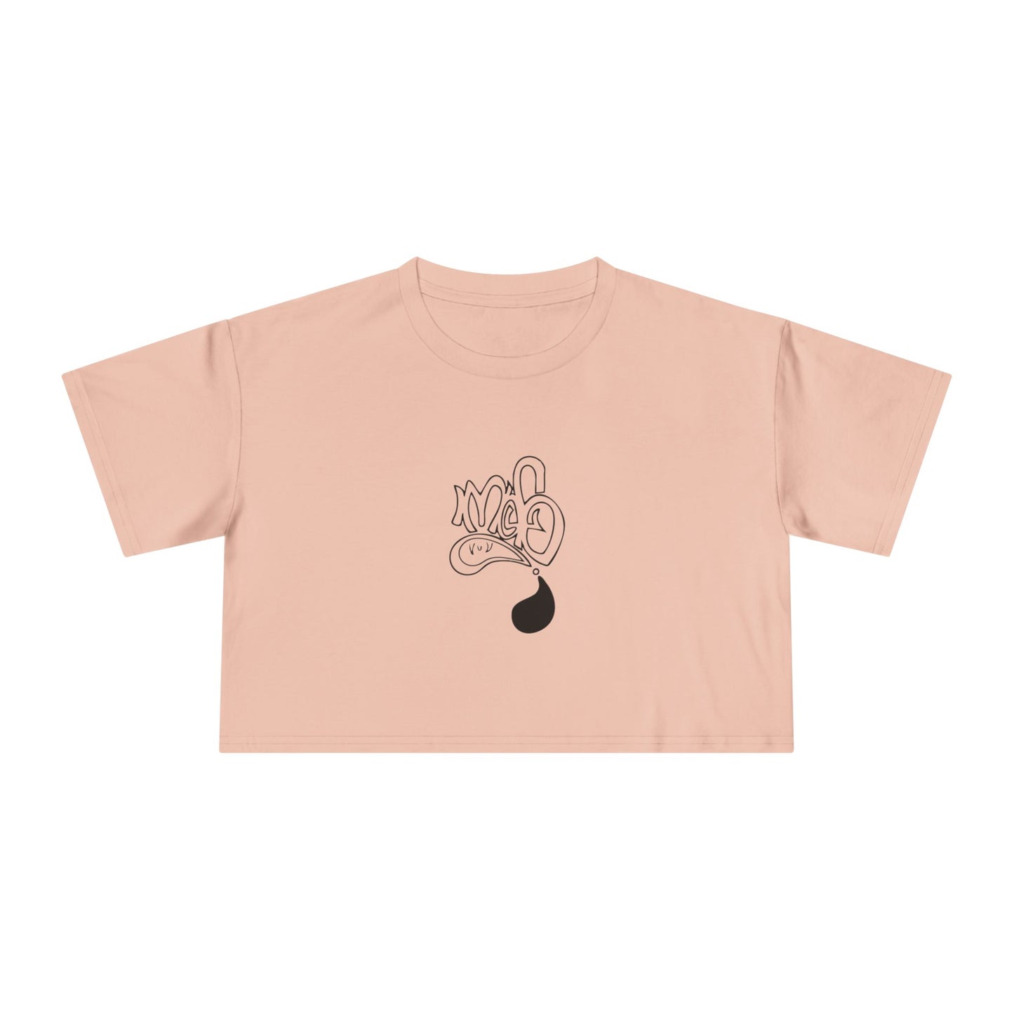 Chic Women's Crop Tee - Trendy Casual Top, Summer Fashion, Gift for Her, Everyday Wear, Festival Style