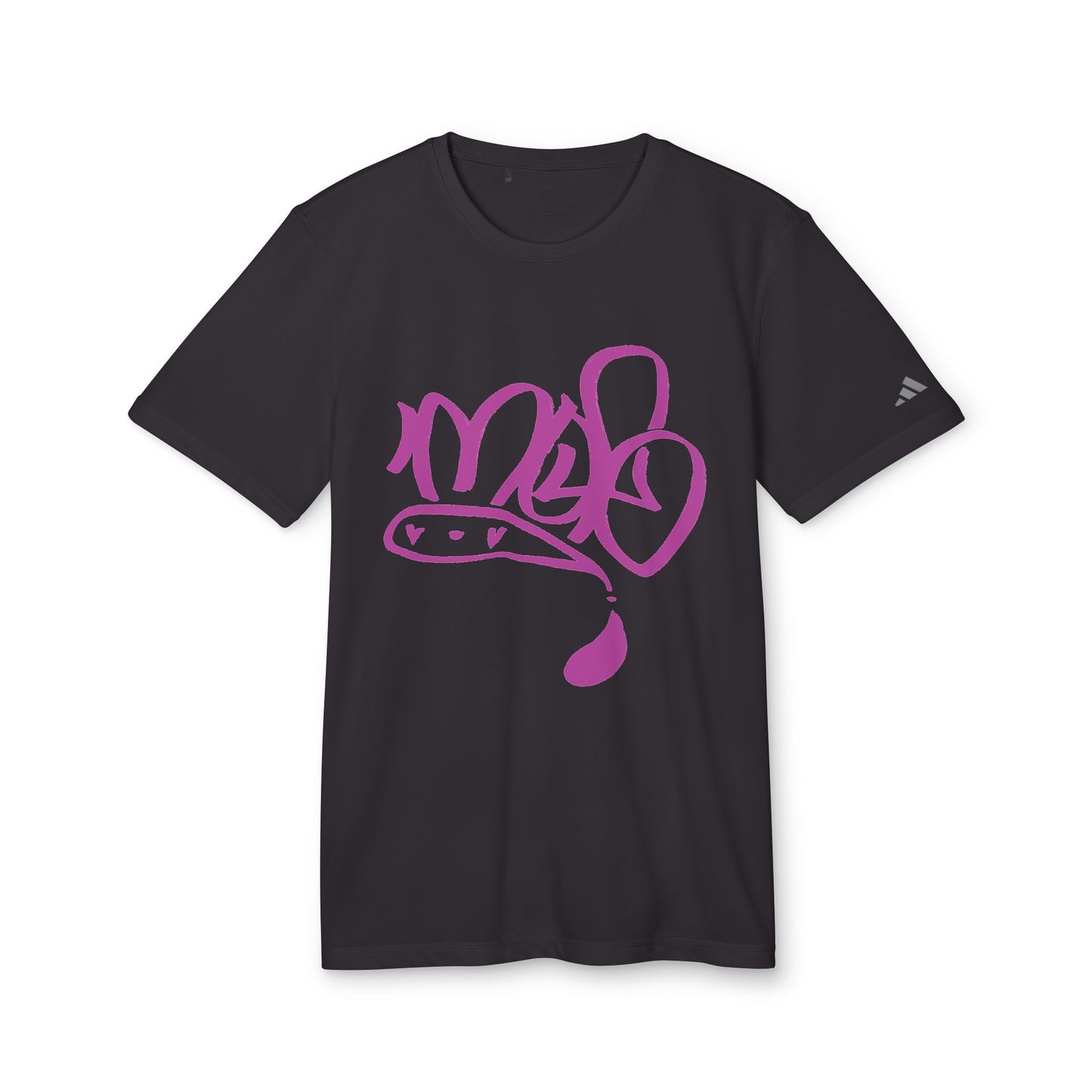 Unisex Sport T-shirt with Graffiti Design, Athletic Shirt, Casual Wear, Fitness Outfit, Trendy Workout Tee