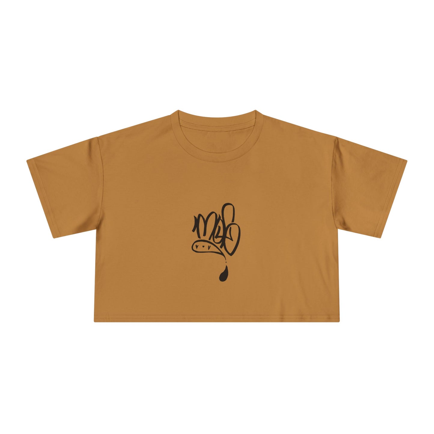 Trendy Women's Crop Tee with Unique Design, Casual Summer Top, Streetwear, Gift for Her, Graphic Tee