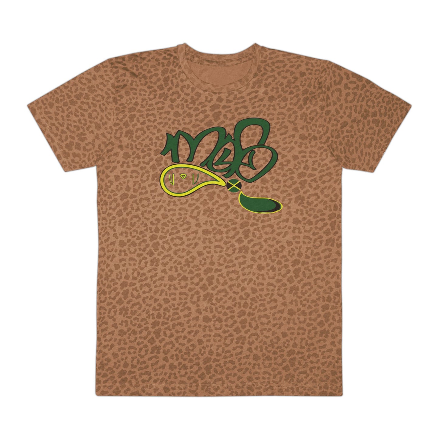Men's Graphic Tee with Leopard Print, Casual Wear, Street Style, Unique Gift for Him, Trendy Fashion T-Shirt