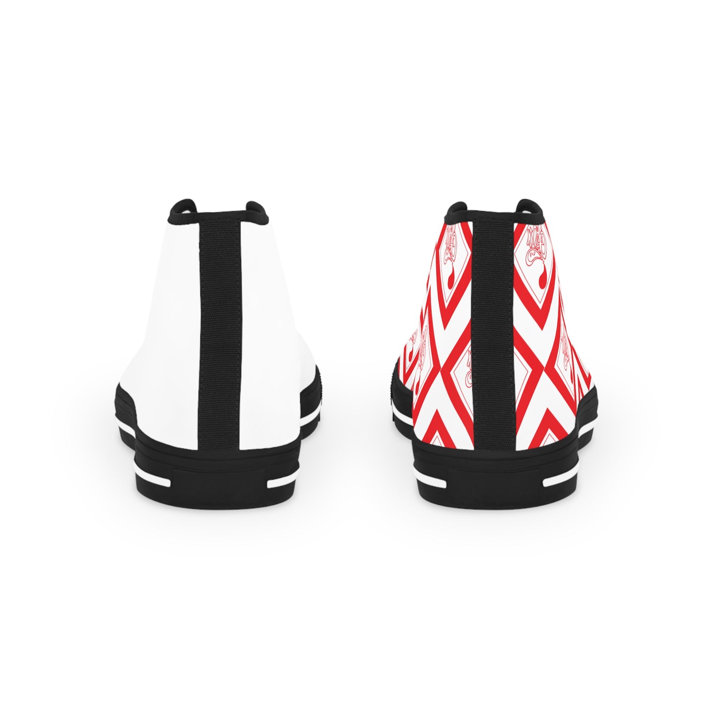 Stylish High-Top Sneakers for Men, Trendy Footwear, Casual Shoes, Unique Red Design, Perfect for Everyday & Gifting