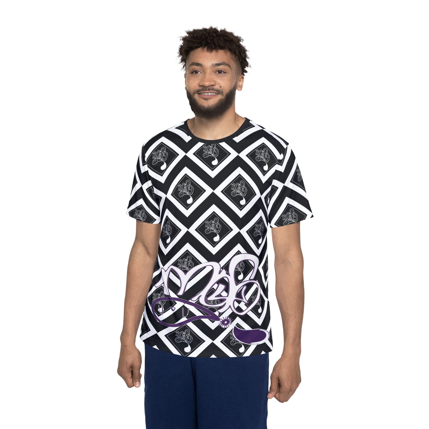 Stylish Men's Sports Jersey, Trendy Active Wear, Graphic Tee, Casual Jersey for Sports Fans, Unique Gift for Athletes