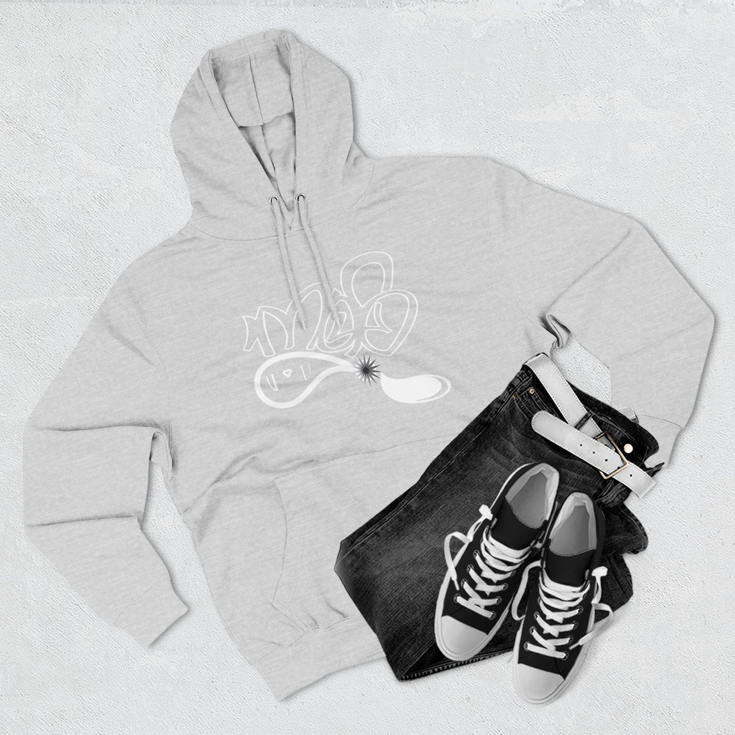 Stylish Graphic Fleece Hoodie for Cozy Chillin', Casual Wear, Gift for Him or Her, Youth Streetwear, Everyday Comfort Apparel