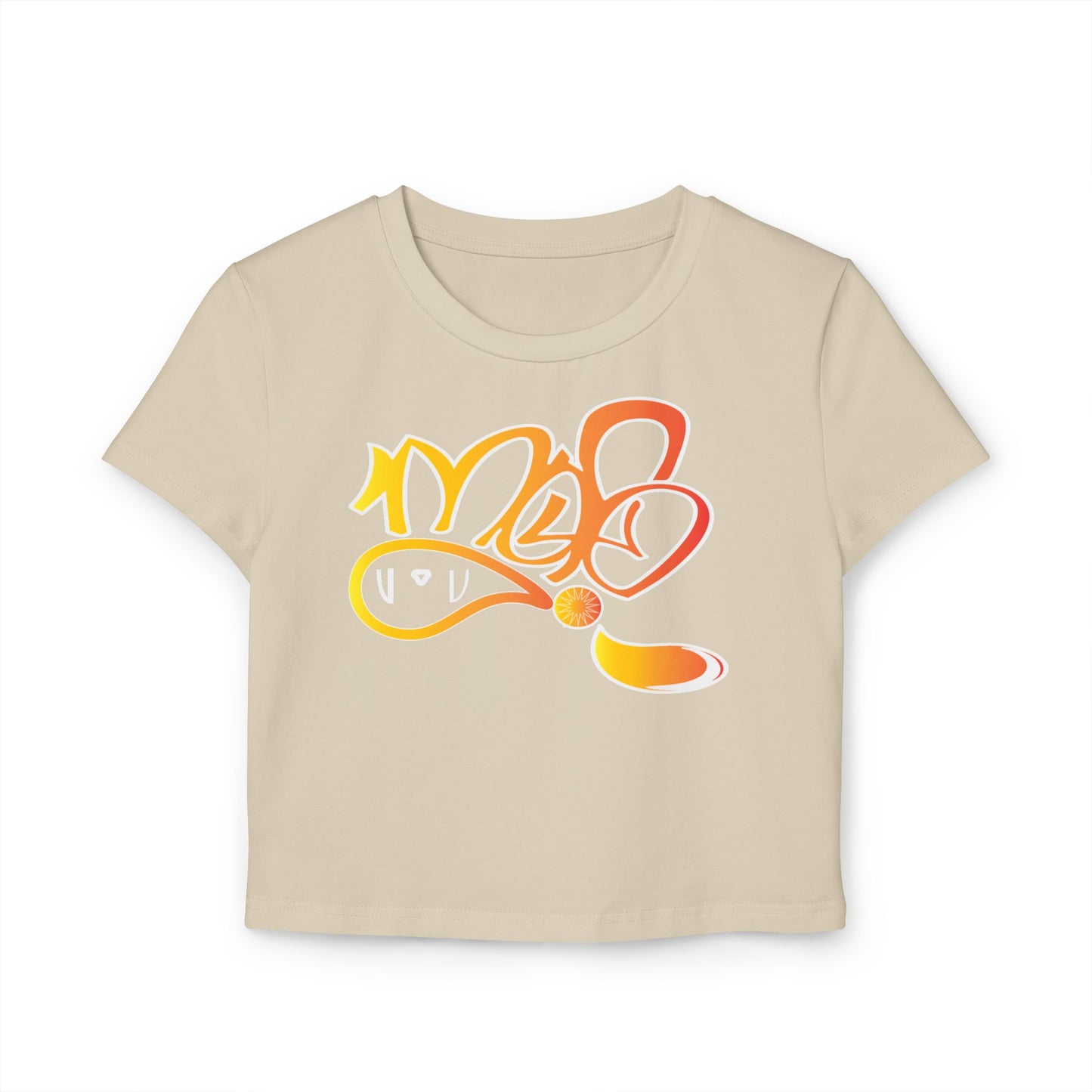 Trendsetting Women's Baby Tee, Cute Casual Top, Streetwear Tee, Unique Graphic Shirt, Gift for Her, Summer Outfits