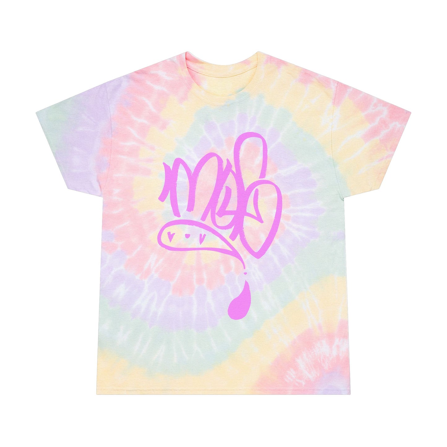 Pastel Tie-Dye T-Shirt | Boho Chic Tee for Festivals, Casual Wear, Summer Days, Gift for Friends, Artistic Style