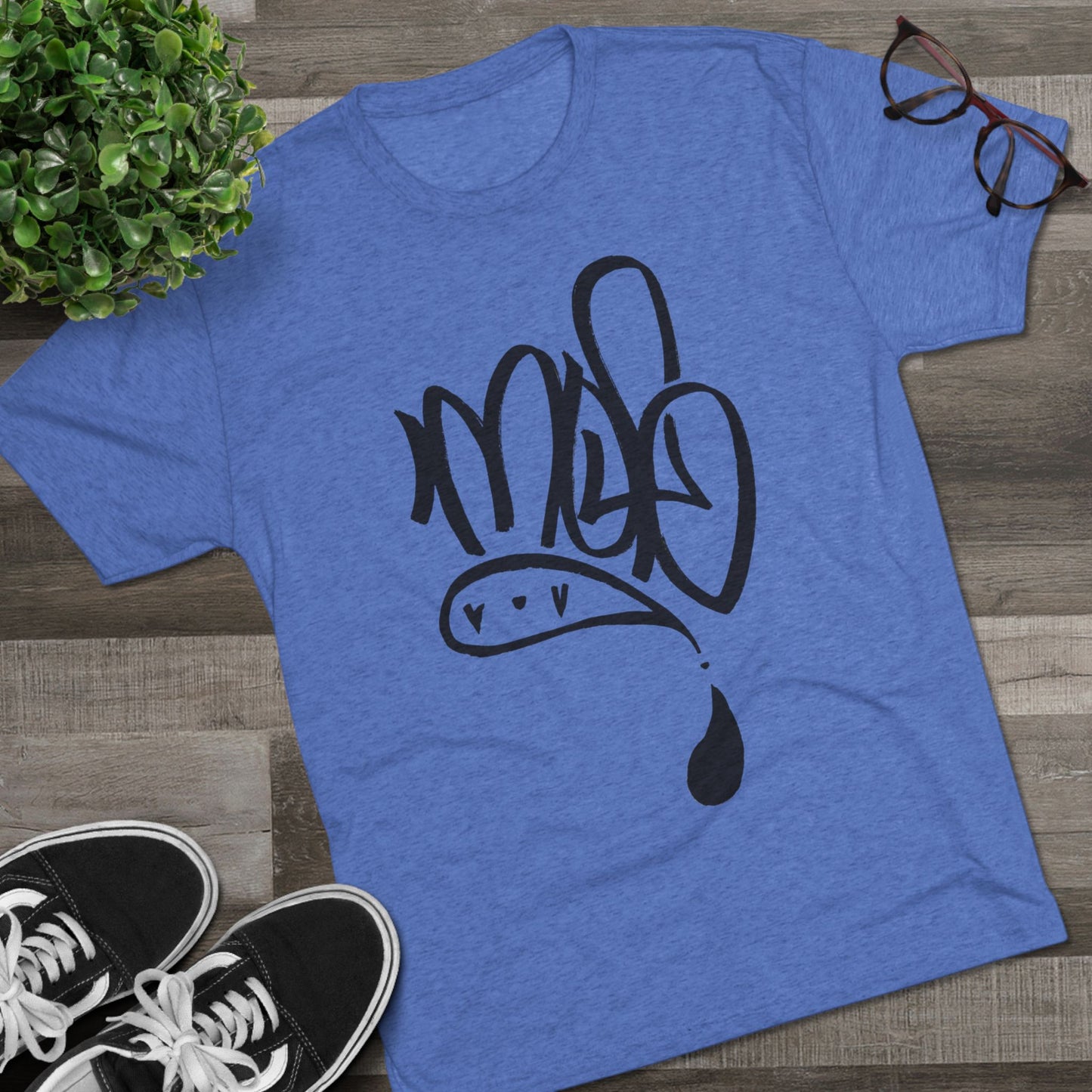 Urban Art Unisex Crew Tee, Trendy Graphic Tee, Streetwear Shirt, Casual Wear, Gift for Artists, Summer Style