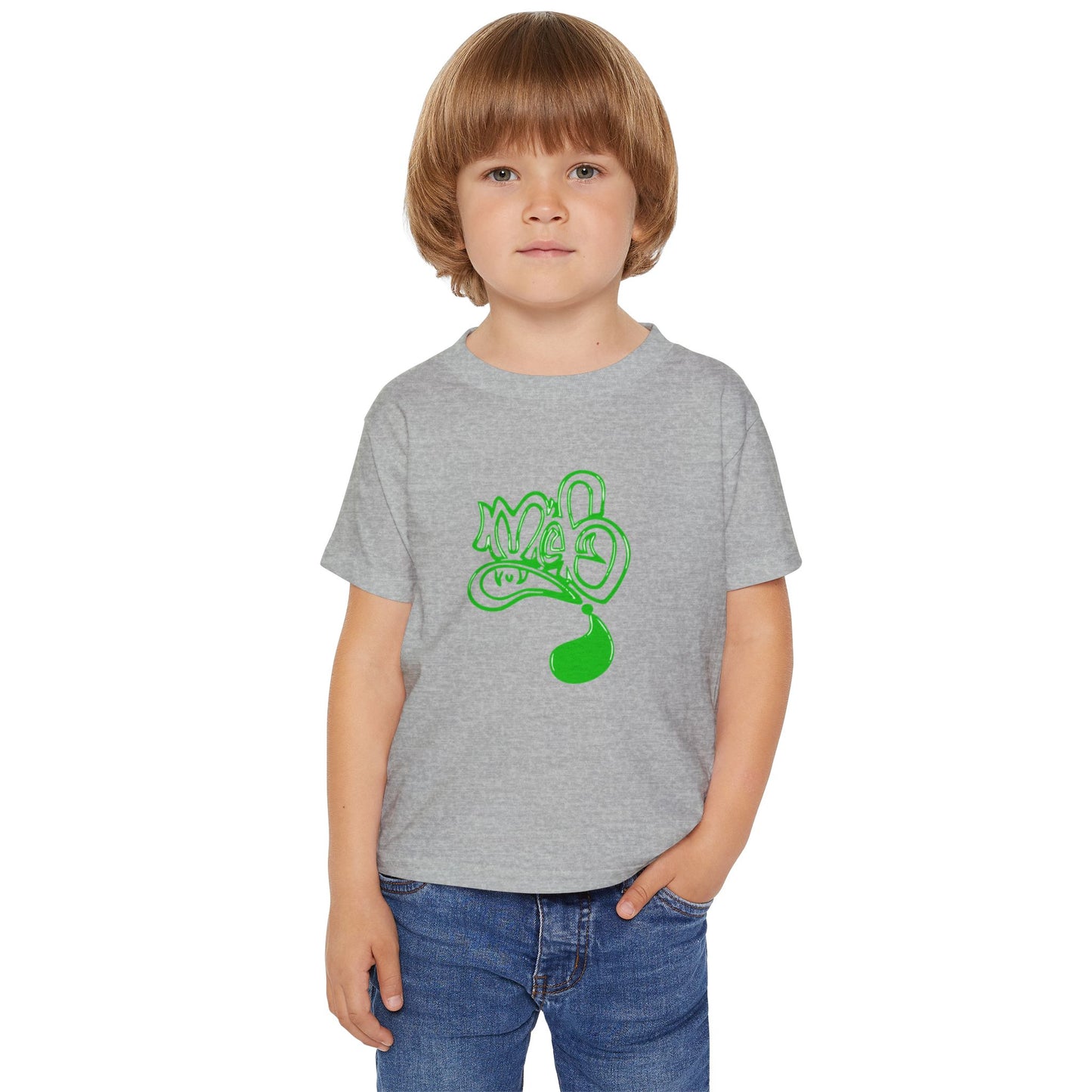 Vibrant Toddler Tee - Fun Graffiti Design, Perfect for Playdates, Gifts, Birthdays, Artsy Kids, Everyday Wear