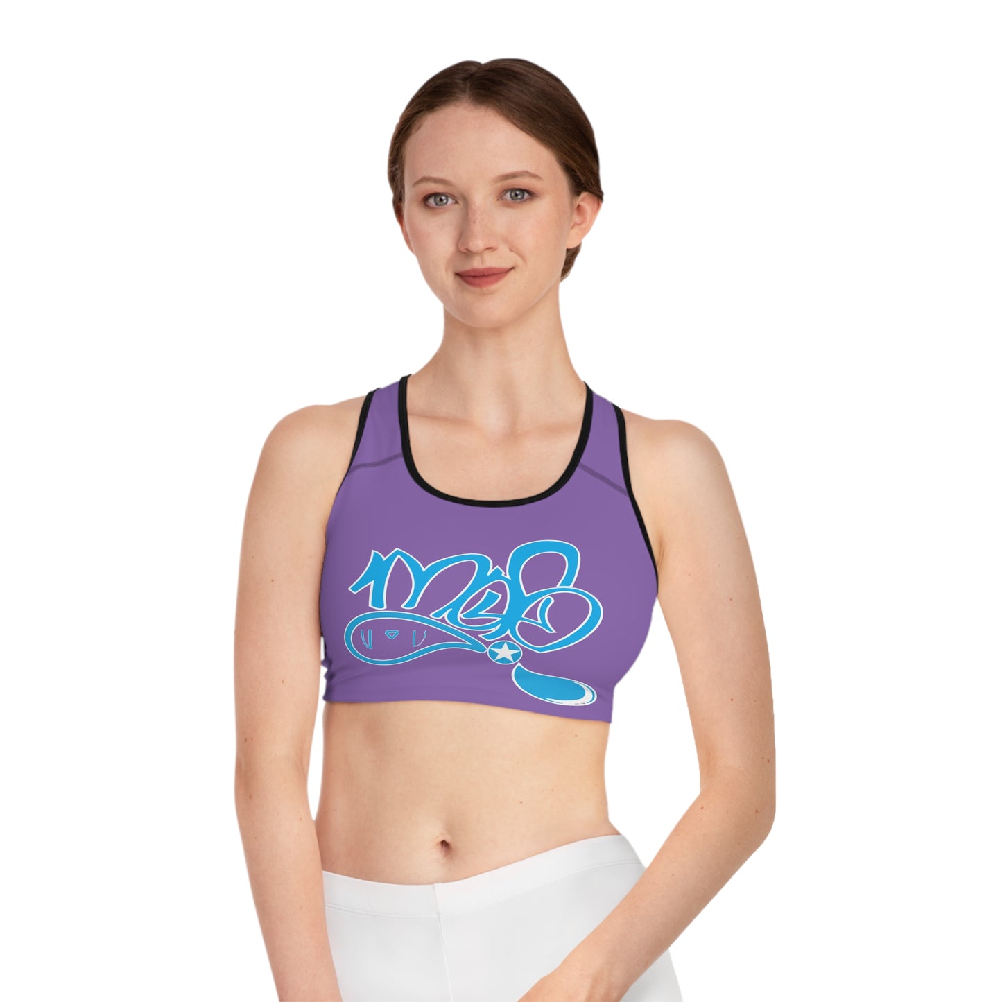 Stylish Purple Sports Bra for Active Lifestyle, Comfortable Workout Gear, Perfect for Yoga, Gym, Gifts for Fitness Enthusiasts