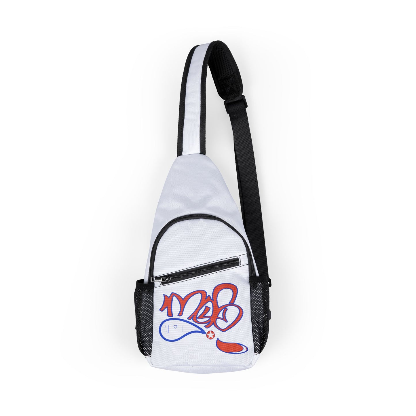 Stylish AOP Chest Bag | Urban Fashion Accessory, Graffiti-Inspired Sling Bag, Streetwear Essentials, Everyday Carry, Gift for Trendsetters