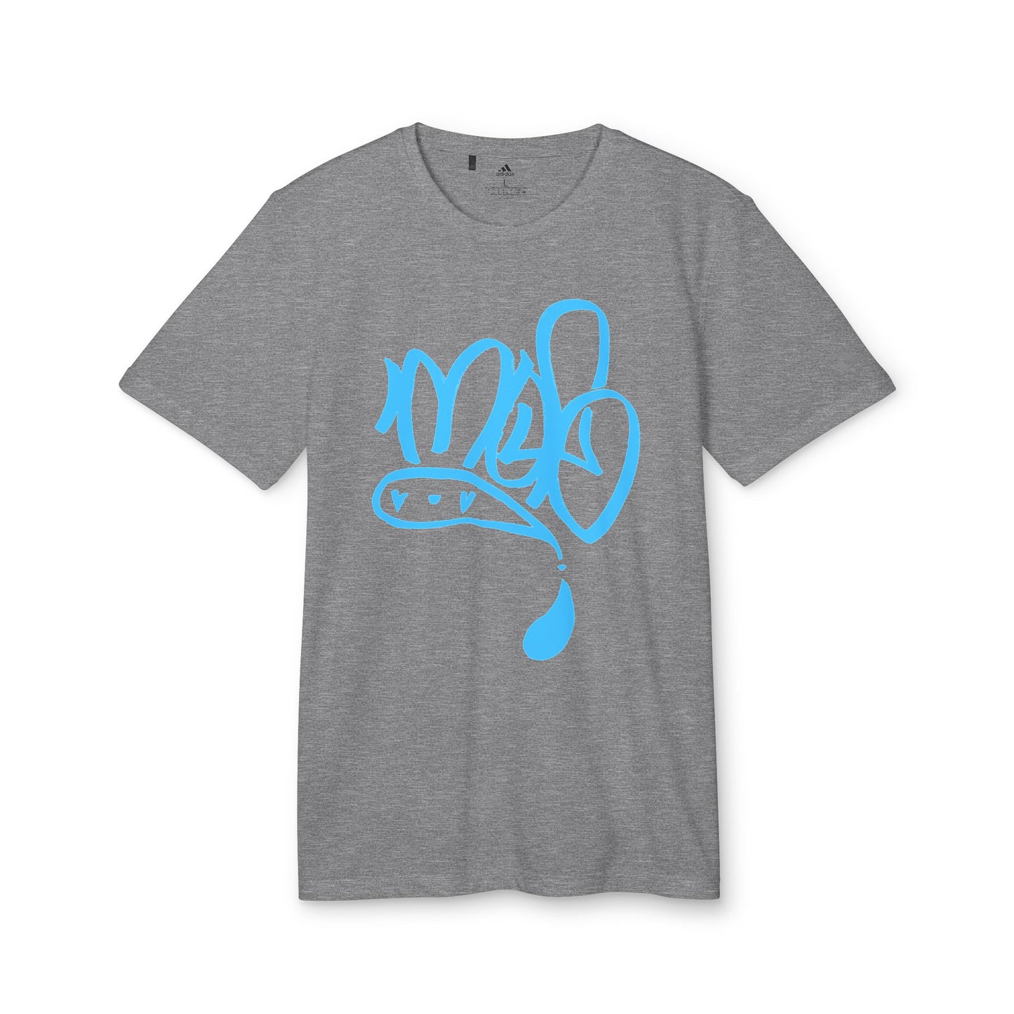Adidas Graffiti Sport T-Shirt, Unisex Athletic Tee, Streetwear Gift, Activewear for Fitness, Urban Style Apparel, Trendy Workout Top