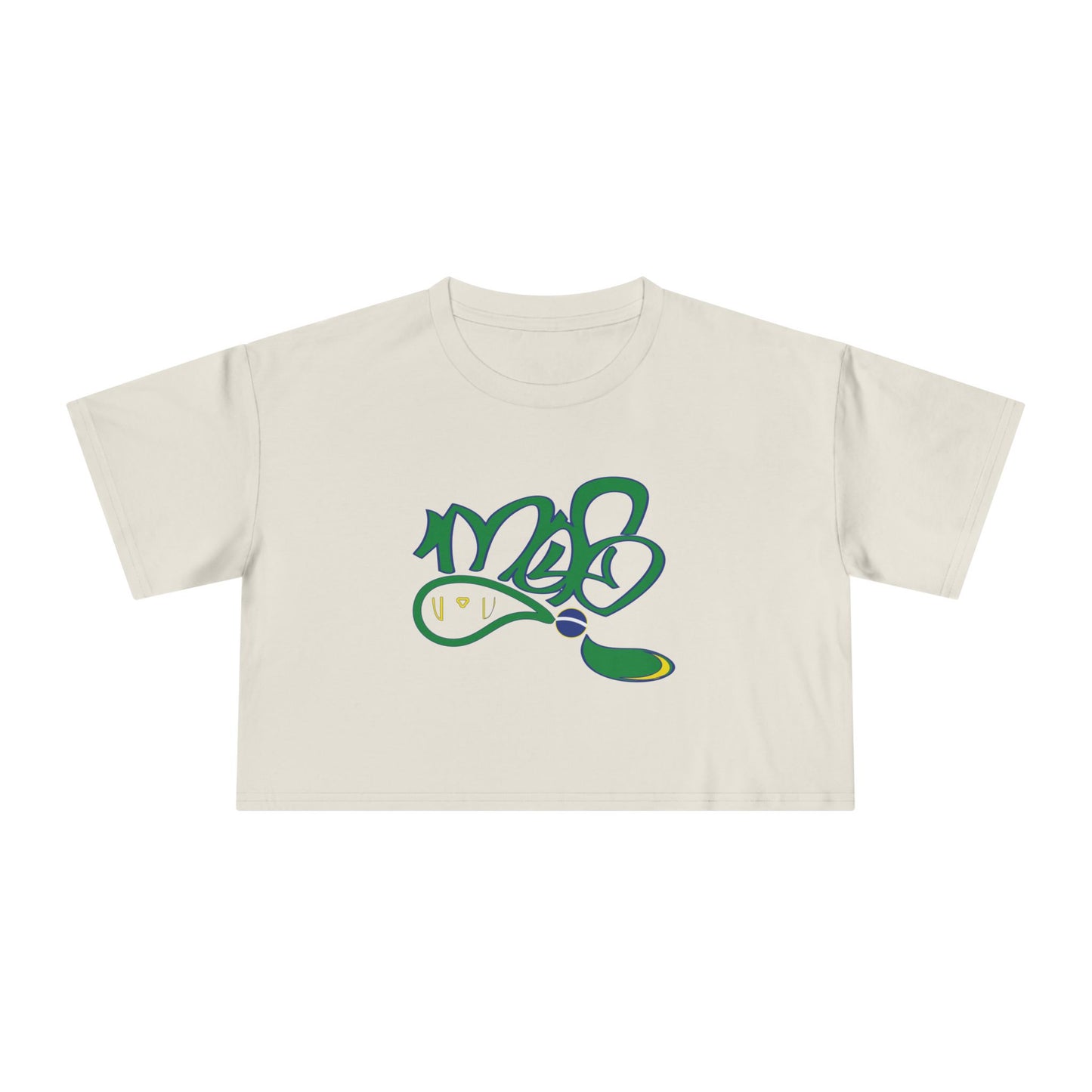 Stylish Women's Crop Tee with Unique Design | Casual Summer Top, Festival Wear, Gift for Her, Streetwear Fashion