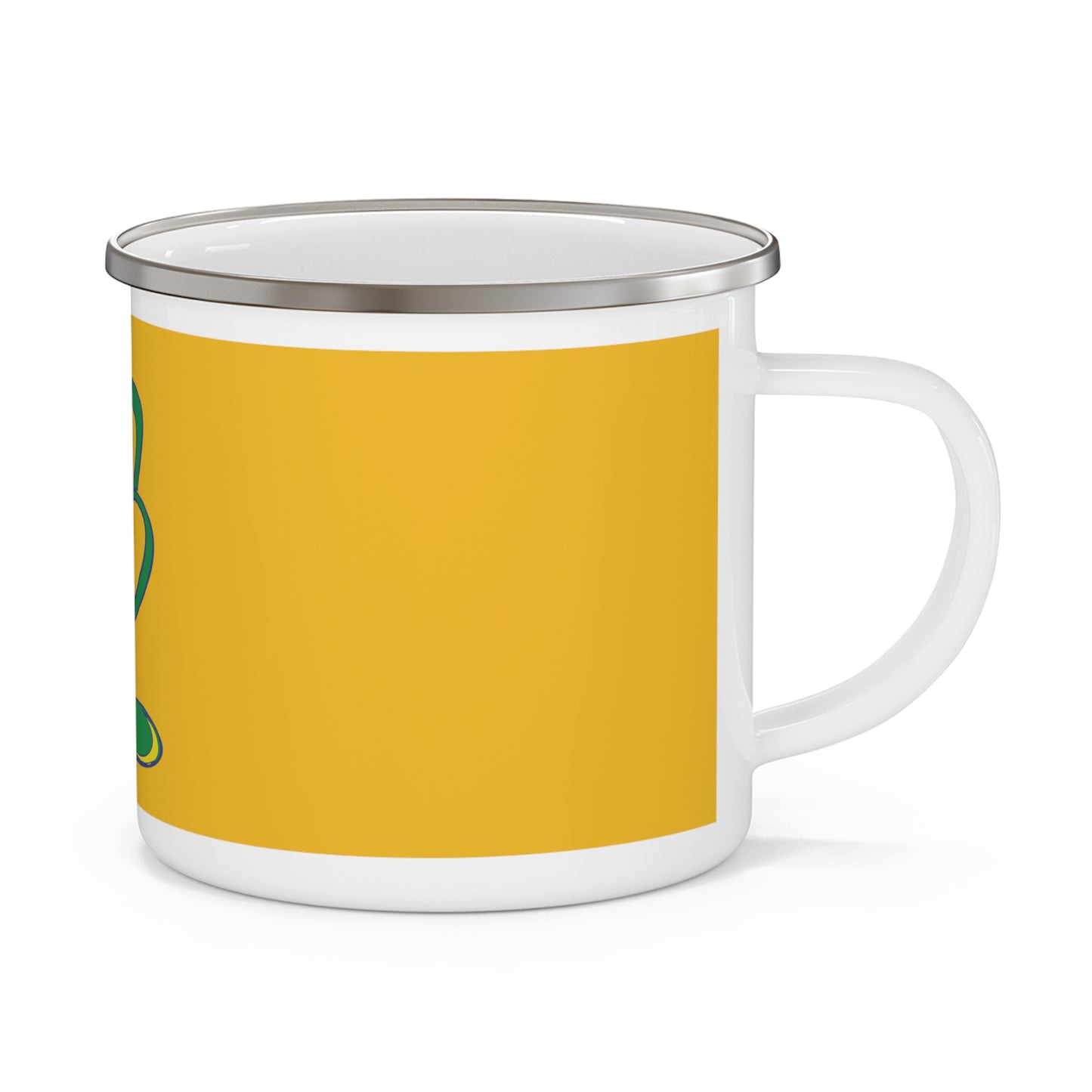 Camping Enamel Mug - Outdoor Adventure Cup, Unique Gift for Hikers, Retro Style Drinkware, Camping Trip Essential, Personalized Travel Mug