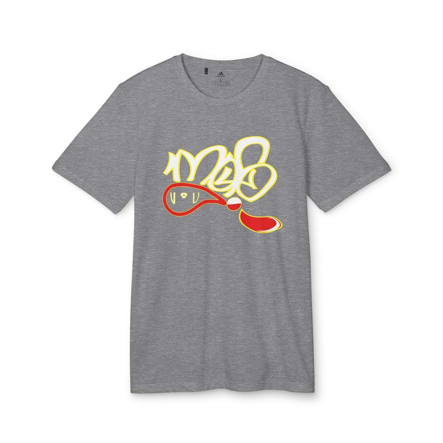 Sporty Graffiti T-Shirt, Unisex Athletic Tee, Casual Outdoor Wear, Gift for Fitness Enthusiasts, Streetwear Style