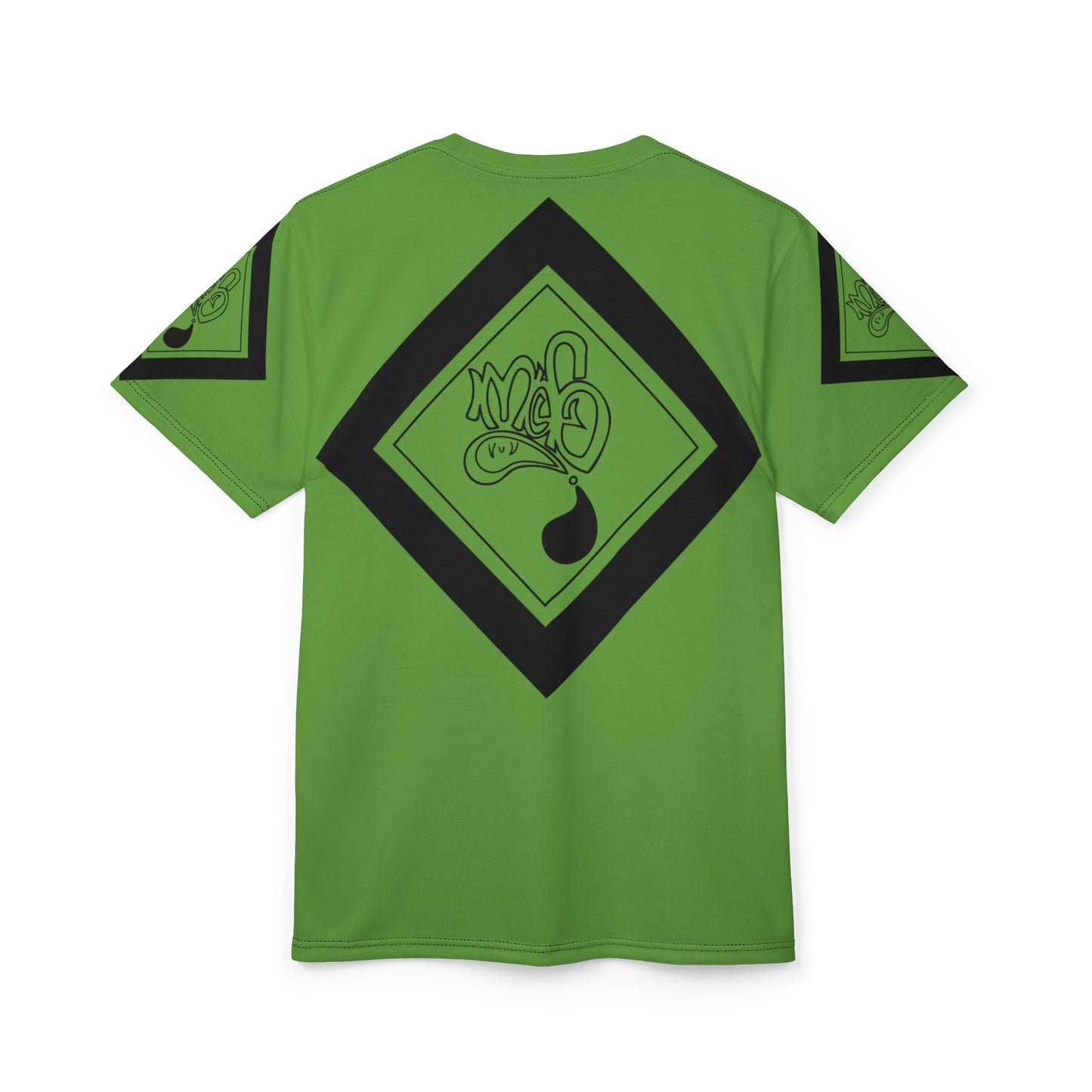 3eyed black cat mofo logo diamond combo green