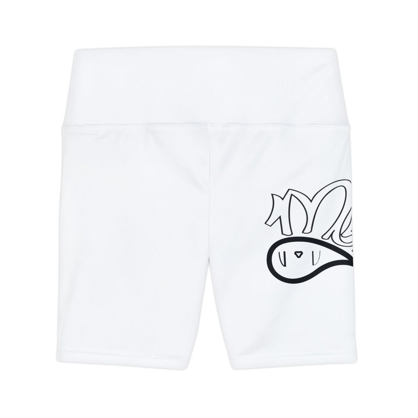 Chic Women's Workout Shorts with Fun Prints, Athletic Apparel, Gym Wear, Casual Shorts, Summer Fitness Gear