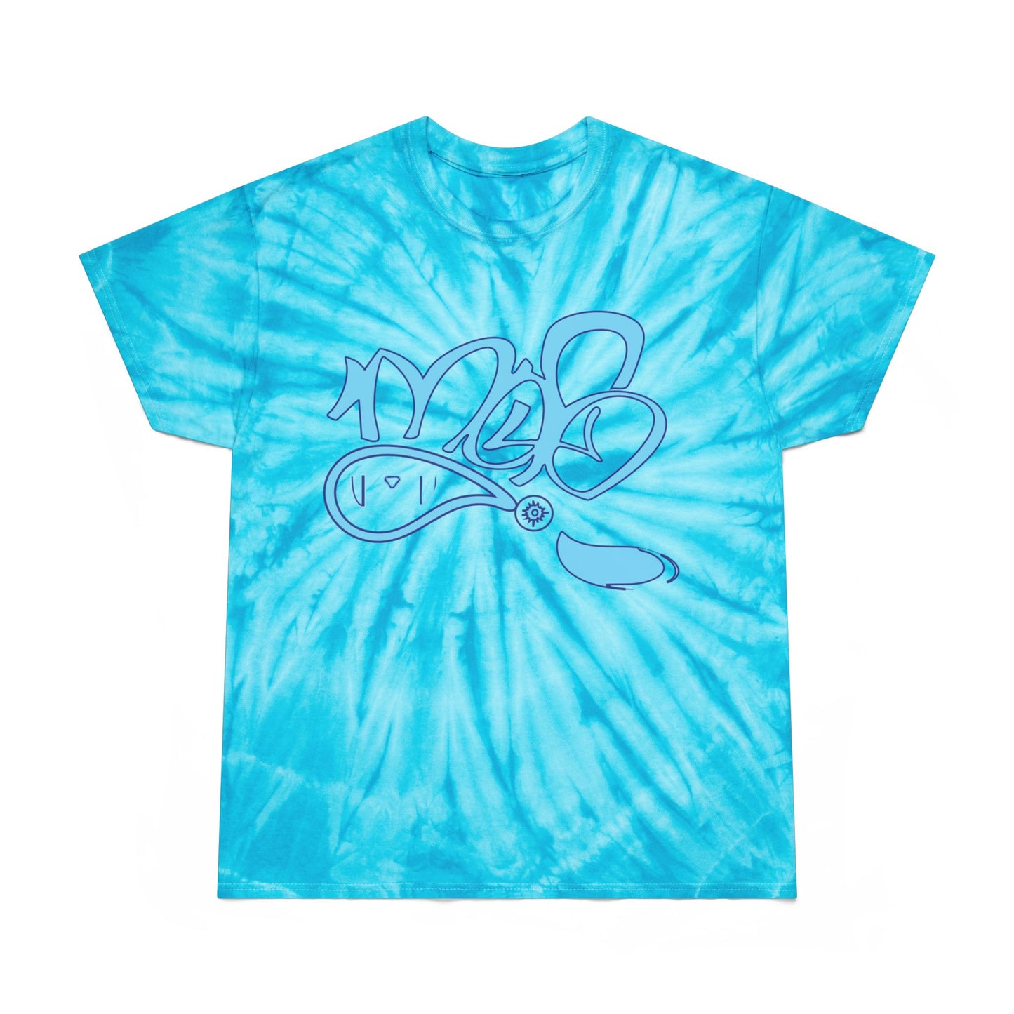 Sunny Cyclone Tie-Dye Tee for Casual Vibes, Summer Fun T-Shirt, Festival Outfit, Gift for Teens, Retro Style Tee