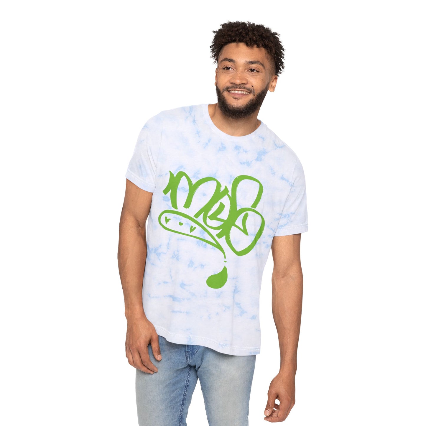 Unisex Tie-Dye T-Shirt, Trendy Graphic Tee, Casual Wear, Summer Fashion, Festival Clothing, Street Style