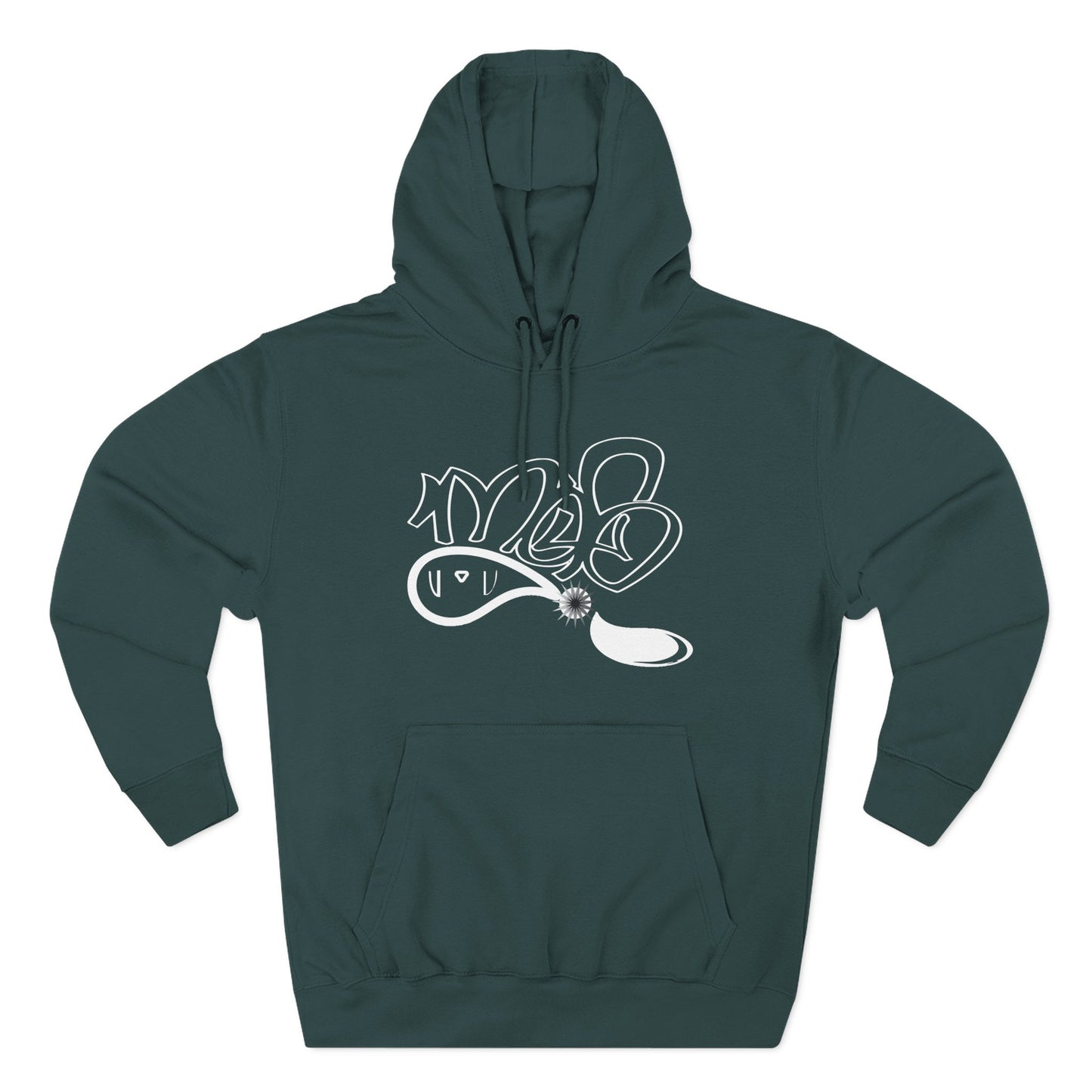 Stylish Graphic Fleece Hoodie for Cozy Chillin', Casual Wear, Gift for Him or Her, Youth Streetwear, Everyday Comfort Apparel