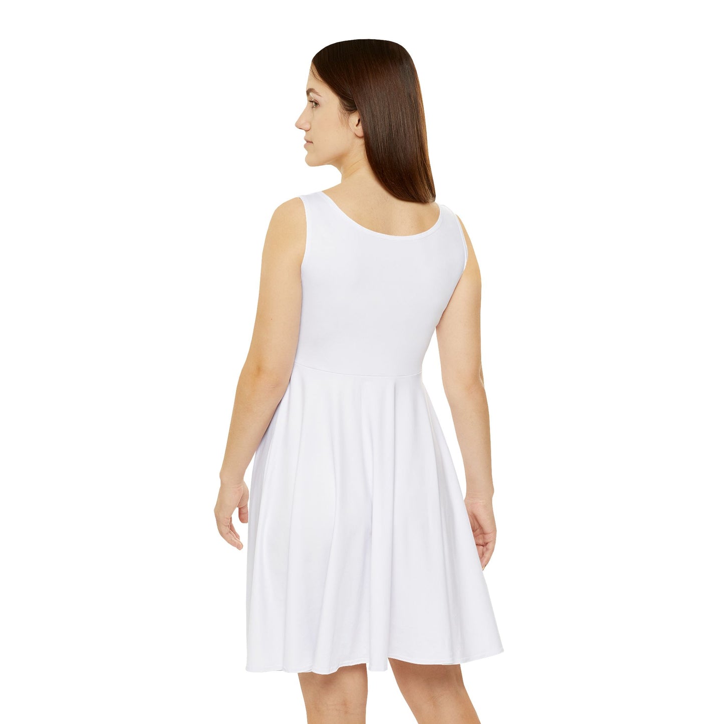 Chic Women's Skater Dress, Summer Fashion, Casual Outfit, Party Dress, Graffiti Design