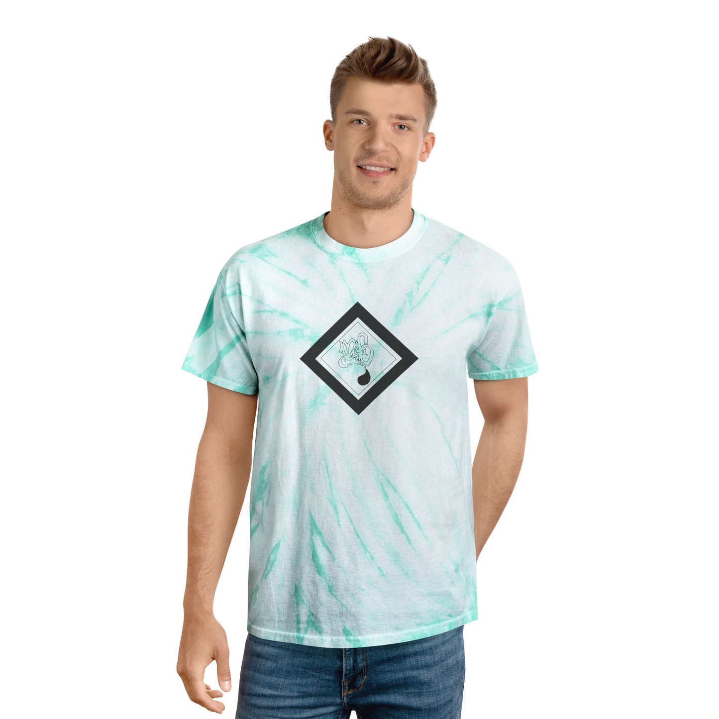 Sunny Cyclone Tie-Dye Tee, Boho Style T-Shirt, Summer Vibes Shirt, Festival Outfit, Casual Wear, Unisex Tee, Unique Gift