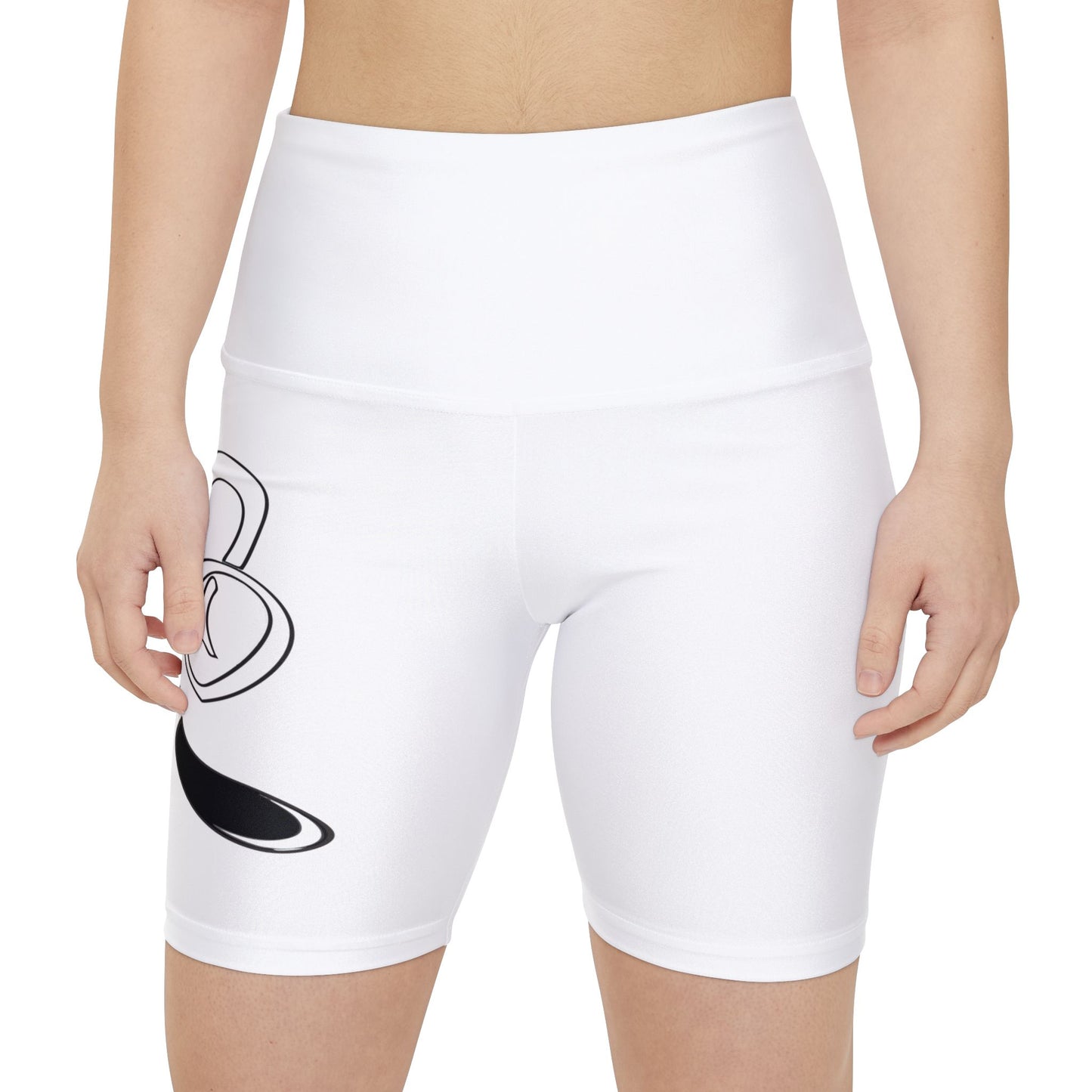 Chic Women's Workout Shorts with Fun Prints, Athletic Apparel, Gym Wear, Casual Shorts, Summer Fitness Gear