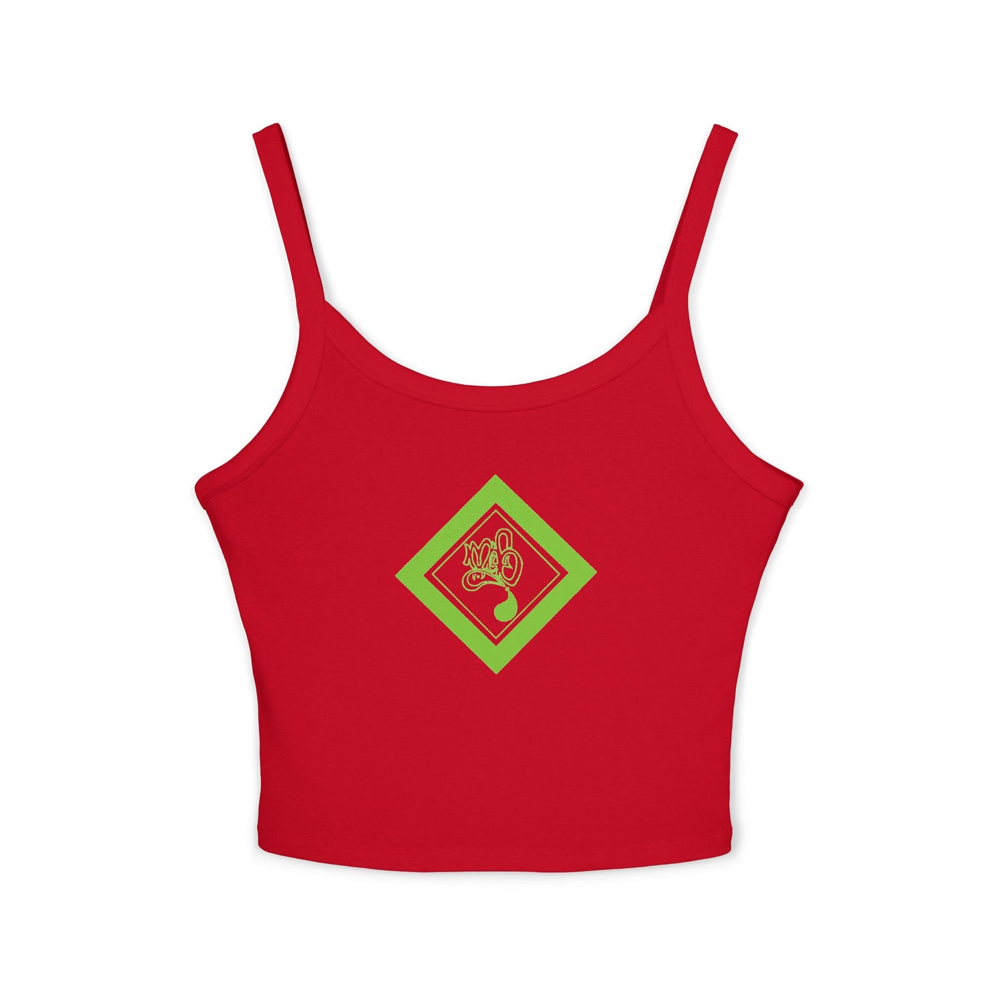 Chic Women's Tank Top, Cute Summer Top, Spaghetti Strap Shirt, Graphic Tank, Trendy Casual Wear, Perfect for Festivals