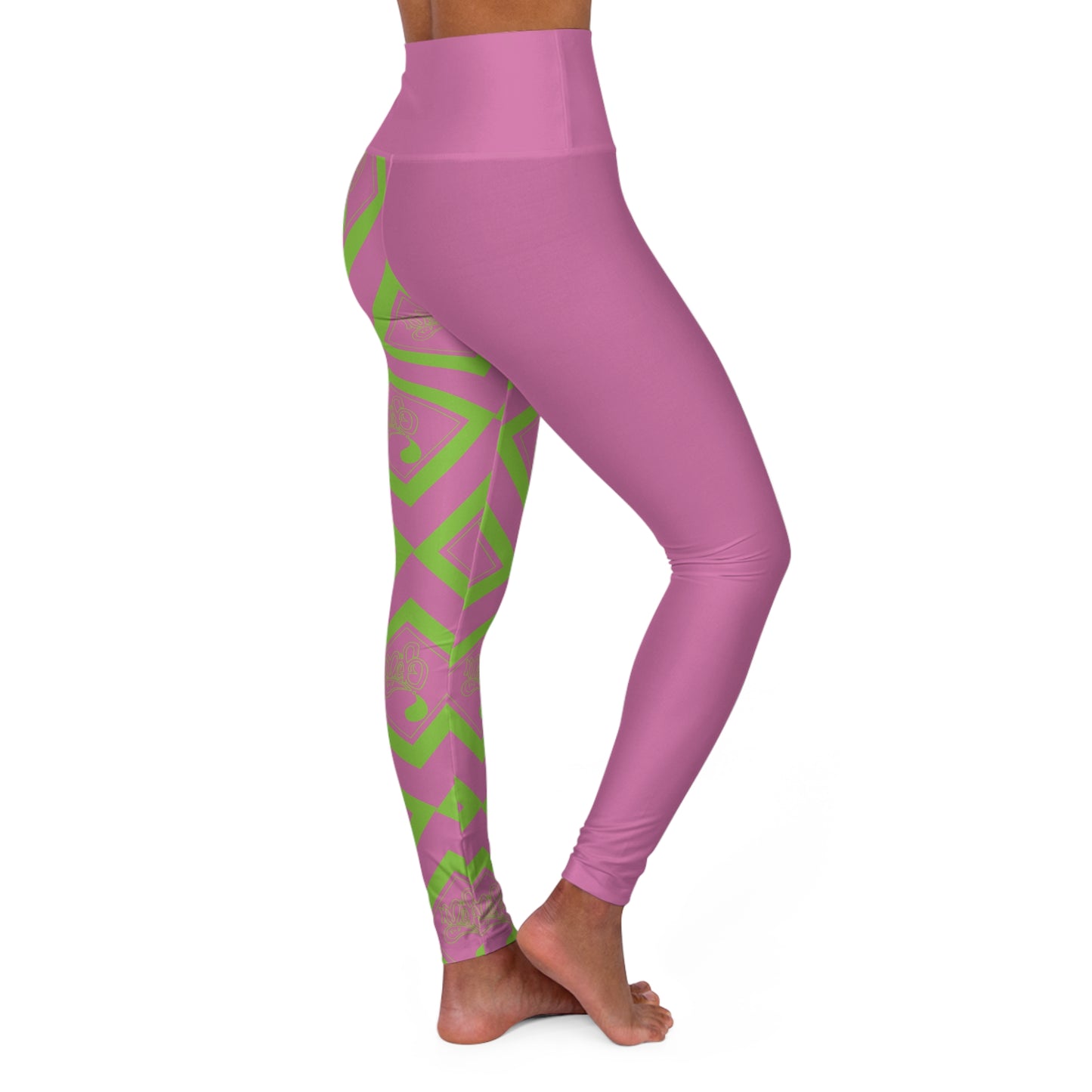 Trendy High Waisted Yoga Leggings, Comfortable Workout Pants, Stylish Activewear, Fitness Leggings, Perfect for Yoga and Gym
