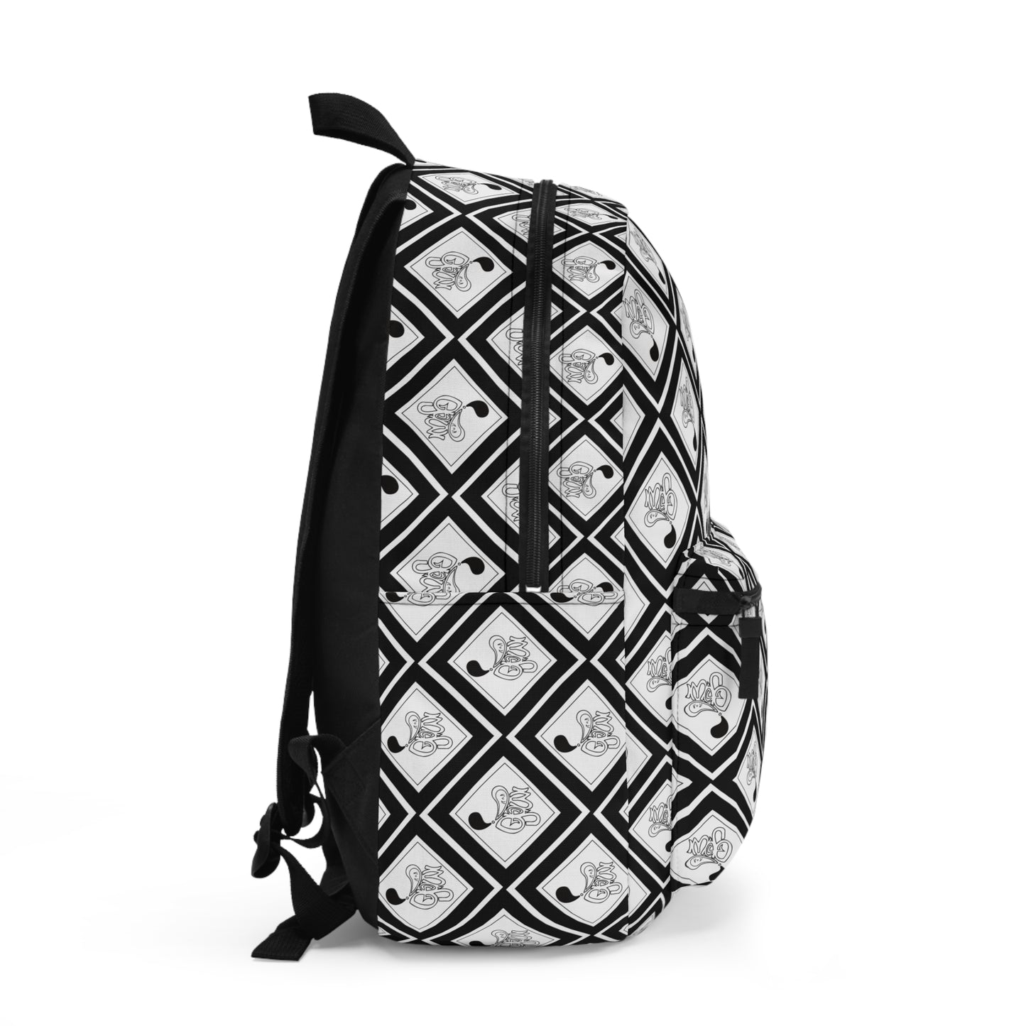 Stylish Geometric Backpack, Trendy School Bag, Everyday Tote, Travel Backpack, Unique Gift Idea
