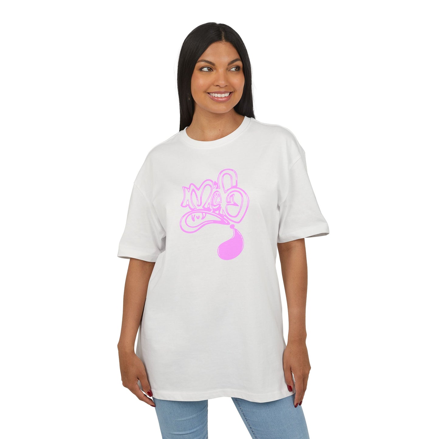 Vibrant Expression Unisex Oversize Tee | Cool Casual Wear, Streetwear, Gift for Friends, Everyday Comfort, Art-Inspired Fashion