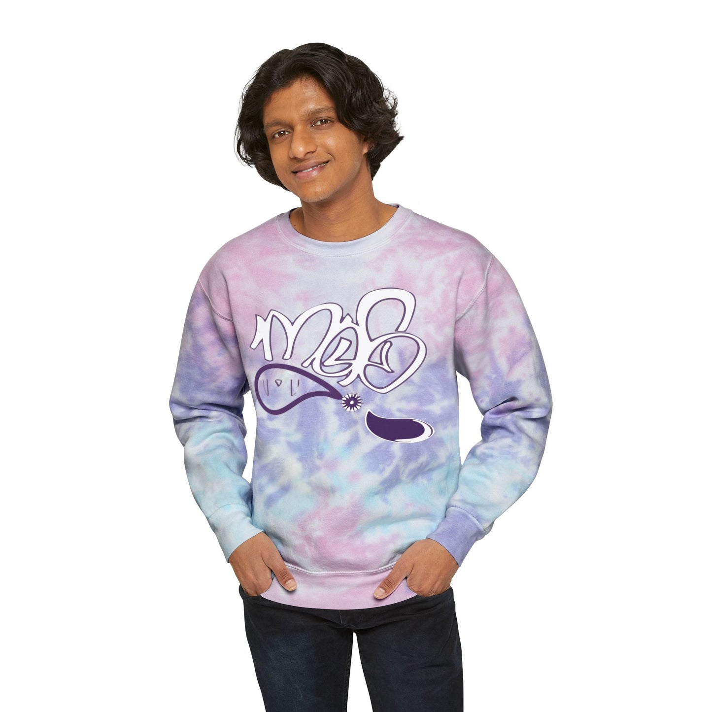 Unisex Pastel Tie-Dye Sweatshirt, Cozy Casual Wear, Unique Gift, Perfect for Spring, Festival Outfit, Relaxed Weekend Style
