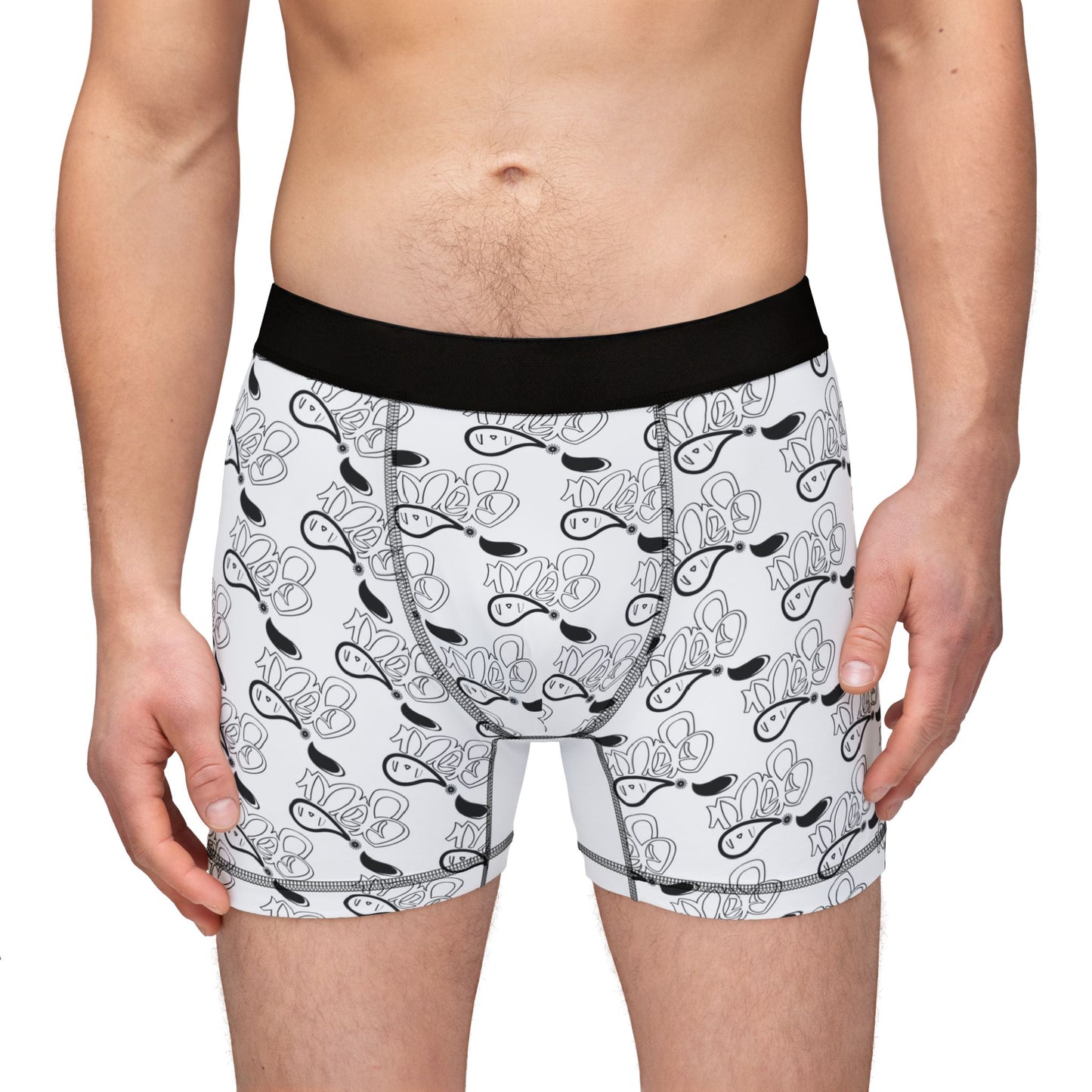 Stylish Men's Boxers with Fun Design, Comfortable Underwear, Unique Gift for Him, Everyday Essentials, Casual Fashion, Men's AOP Boxers