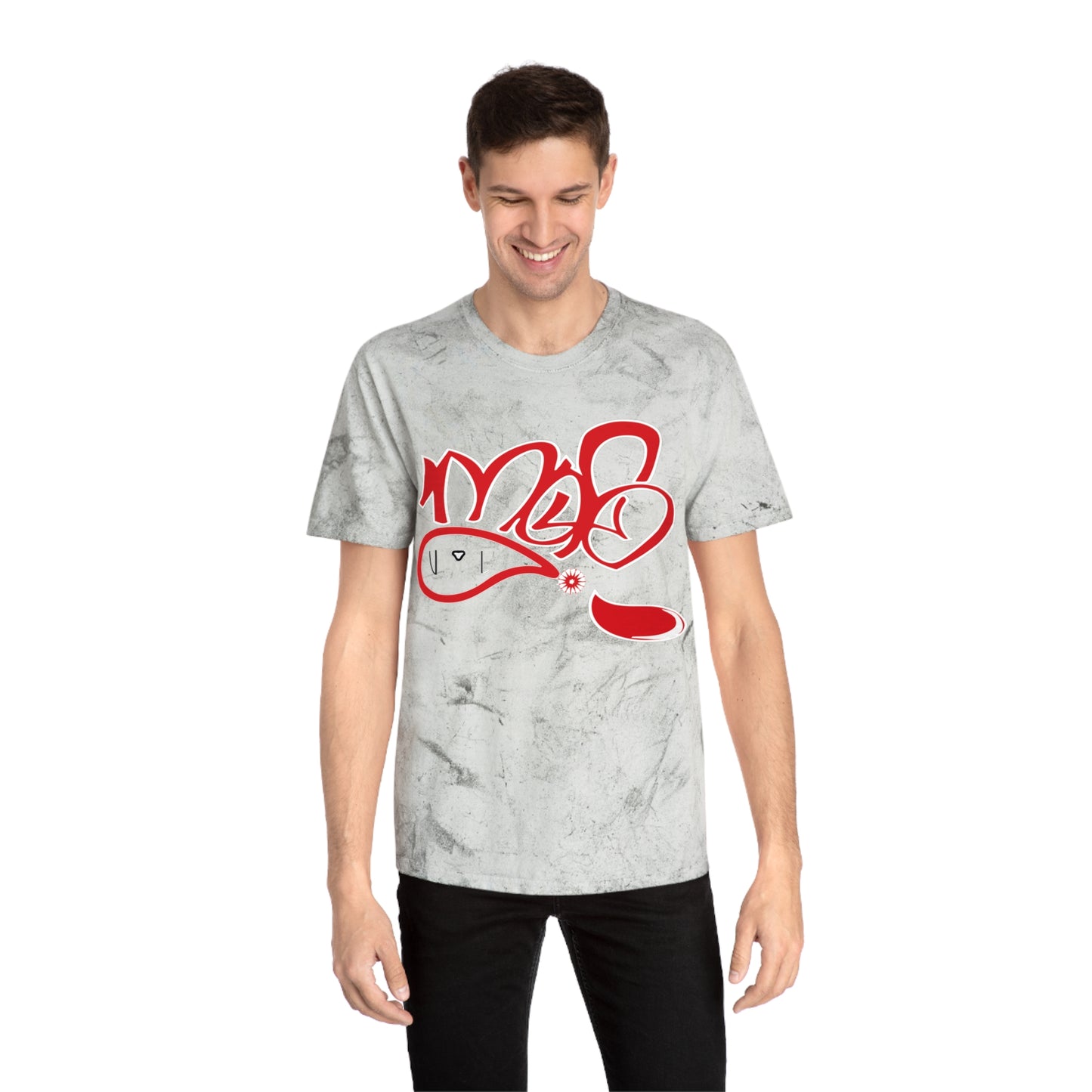 Colorful Graphic Tee, Streetwear Shirt, Artistic Unisex Apparel, Casual Summer Top, Trendy Festival Wear