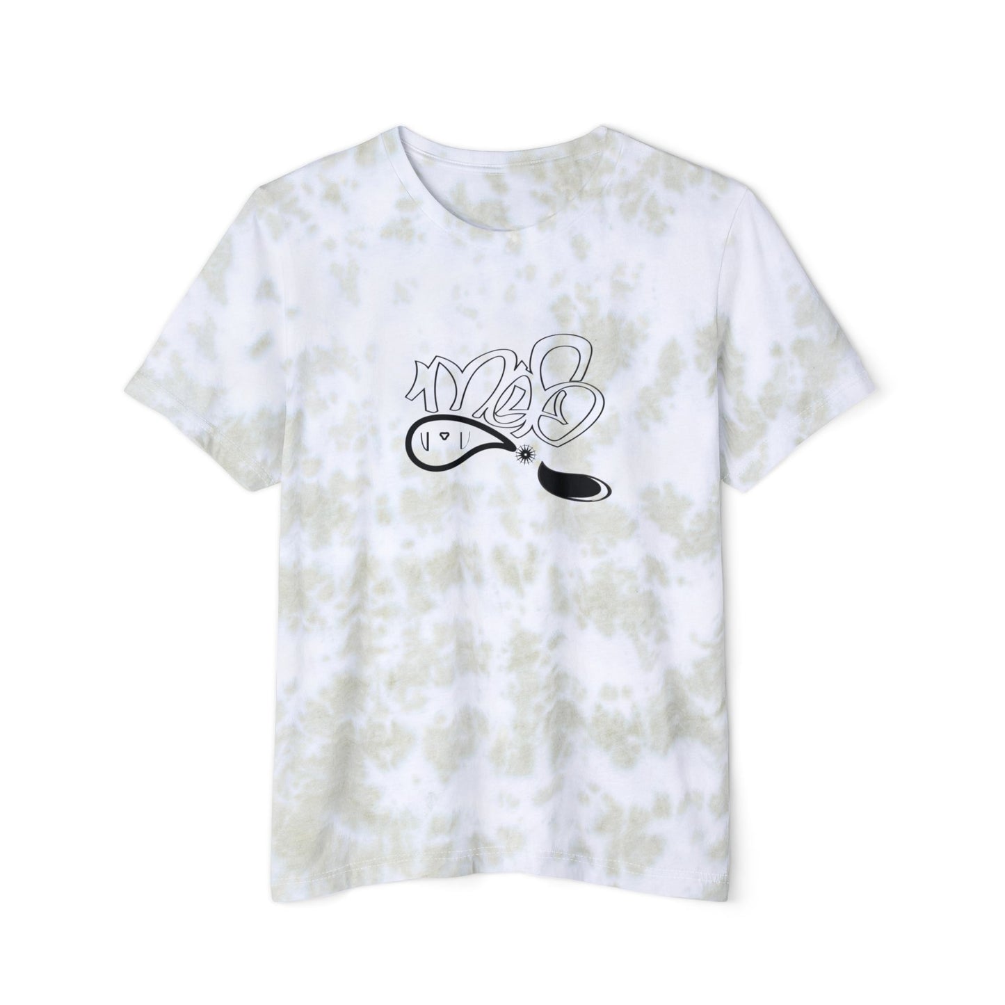 Unisex Tie-Dyed T-Shirt with FWD Fashion Print, Casual Summer Tee, Trendy Streetwear, Gift for Friends, Stylish Everyday Wear