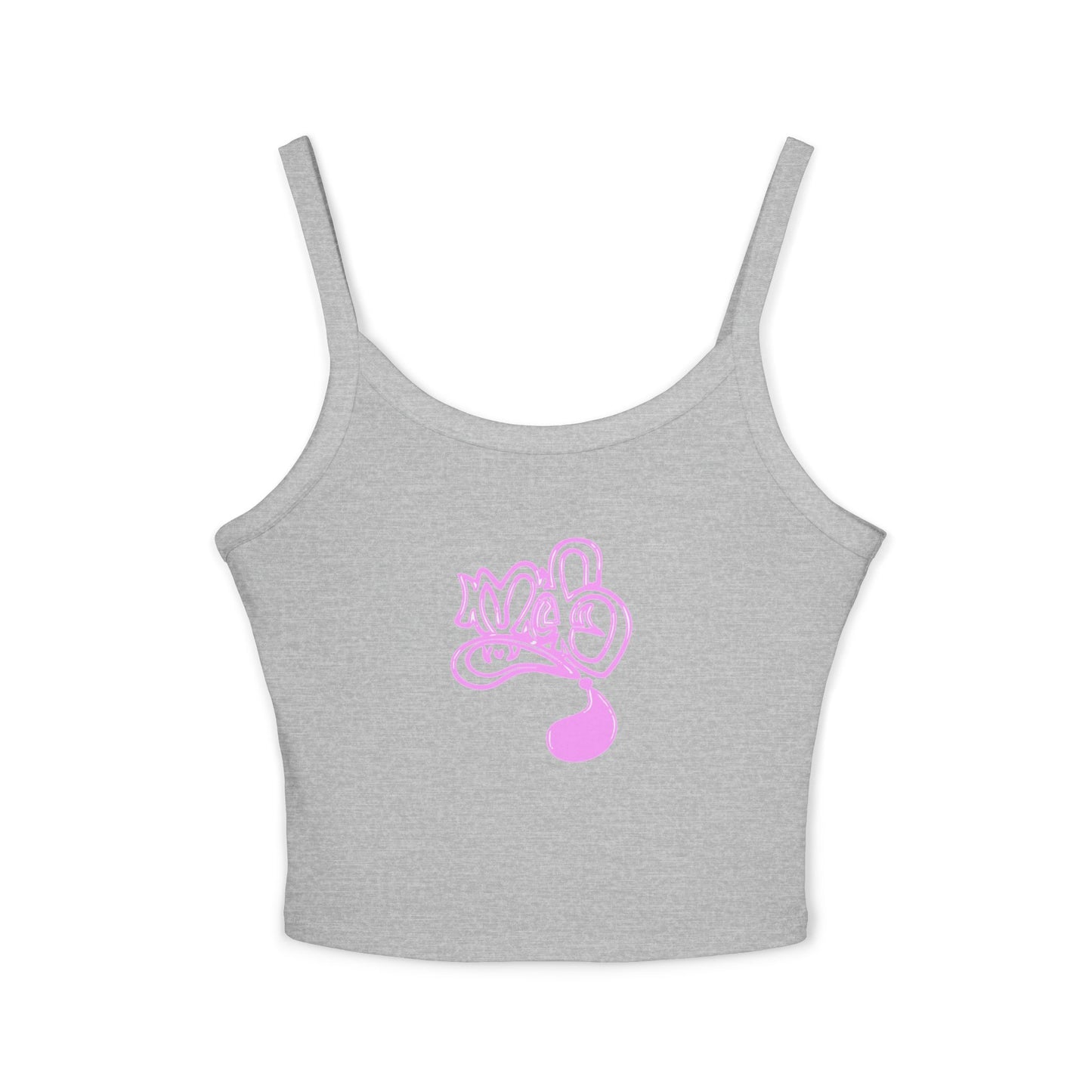 Women's Graphic Spaghetti Strap Tank Top, Casual Summer Wear, Stylish Beach Top, Gifts for Her, Festival Outfit, Graphic Tee