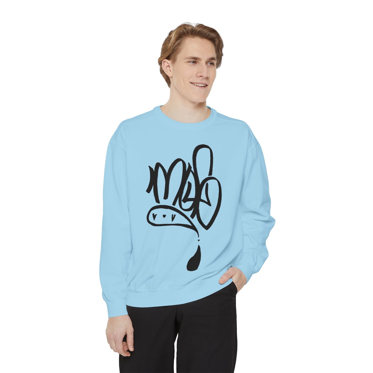 Mofo logo black unisex sweatshirts