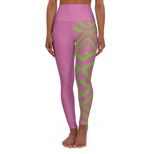 Trendy High Waisted Yoga Leggings, Comfortable Workout Pants, Stylish Activewear, Fitness Leggings, Perfect for Yoga and Gym