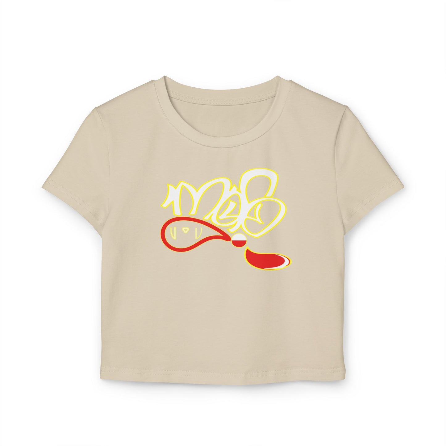 Vibrant Graphic Women's Baby Tee - Perfect for Casual Wear, Gifts, Birthdays, Summer Outings, and Festivals