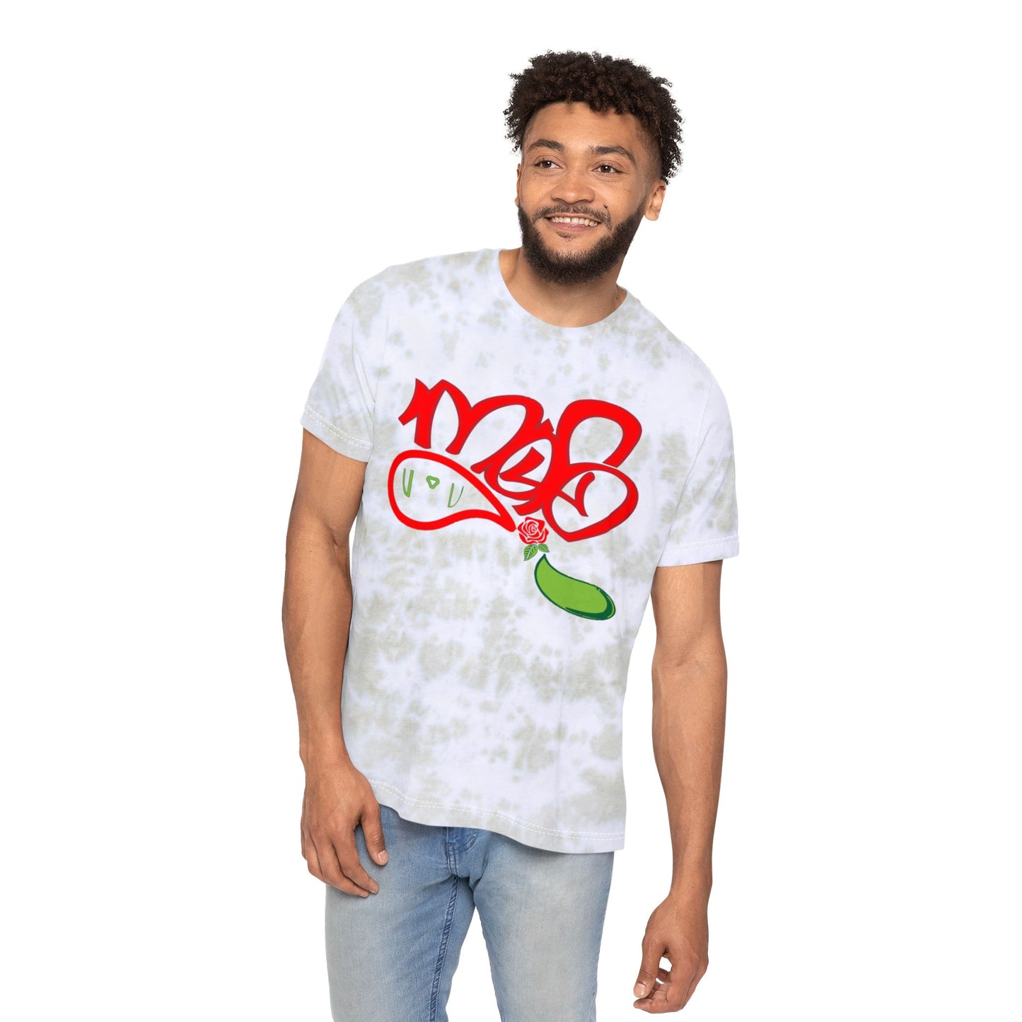 Unisex Tie-Dye FWD Fashion Tee, Trendy Tie-Dyed T-Shirt, Graphic Tee for Casual Wear, Summer Fashion Top, Gift for Art Lovers