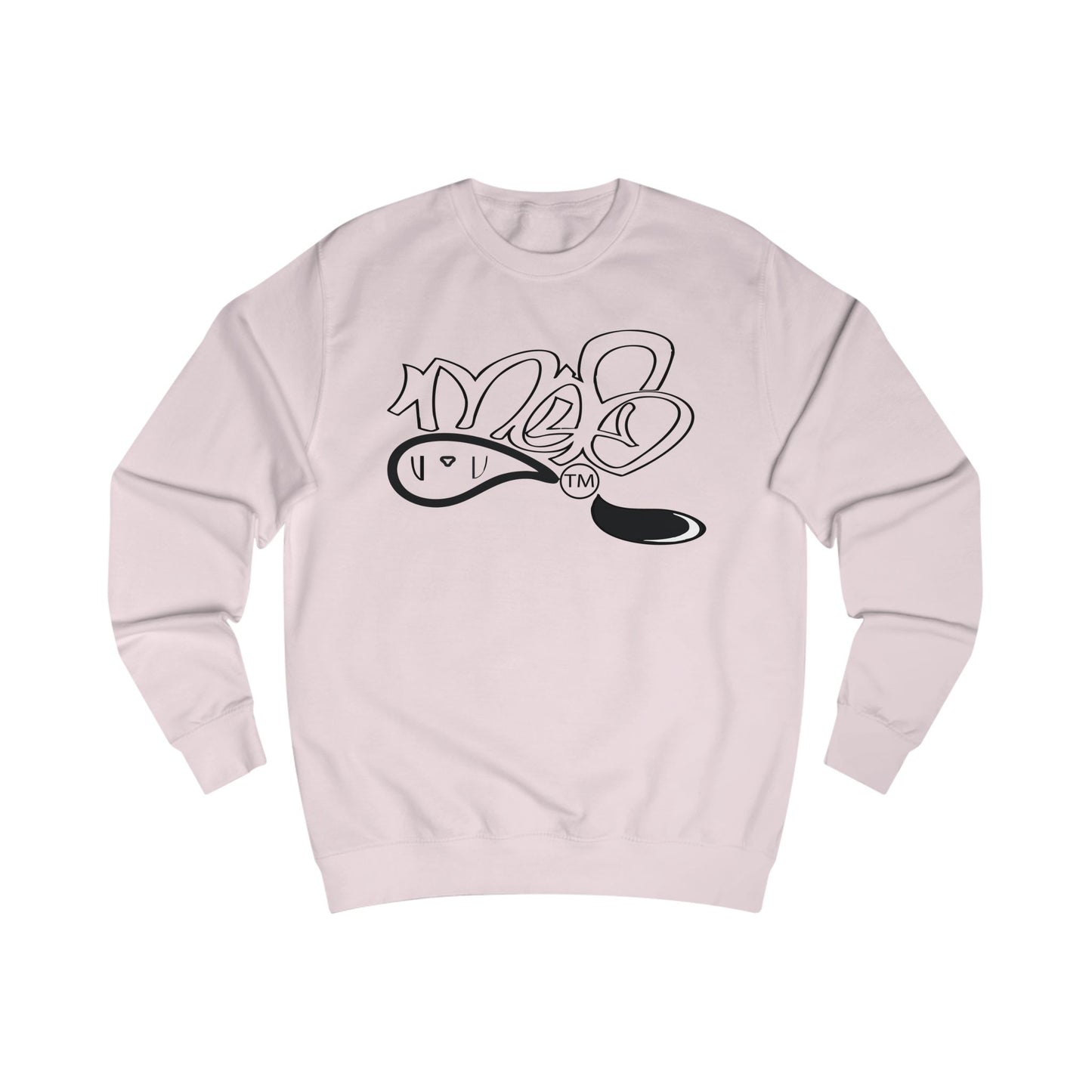 Street Art Inspired Unisex Sweatshirt - 'YES' Graphic Design