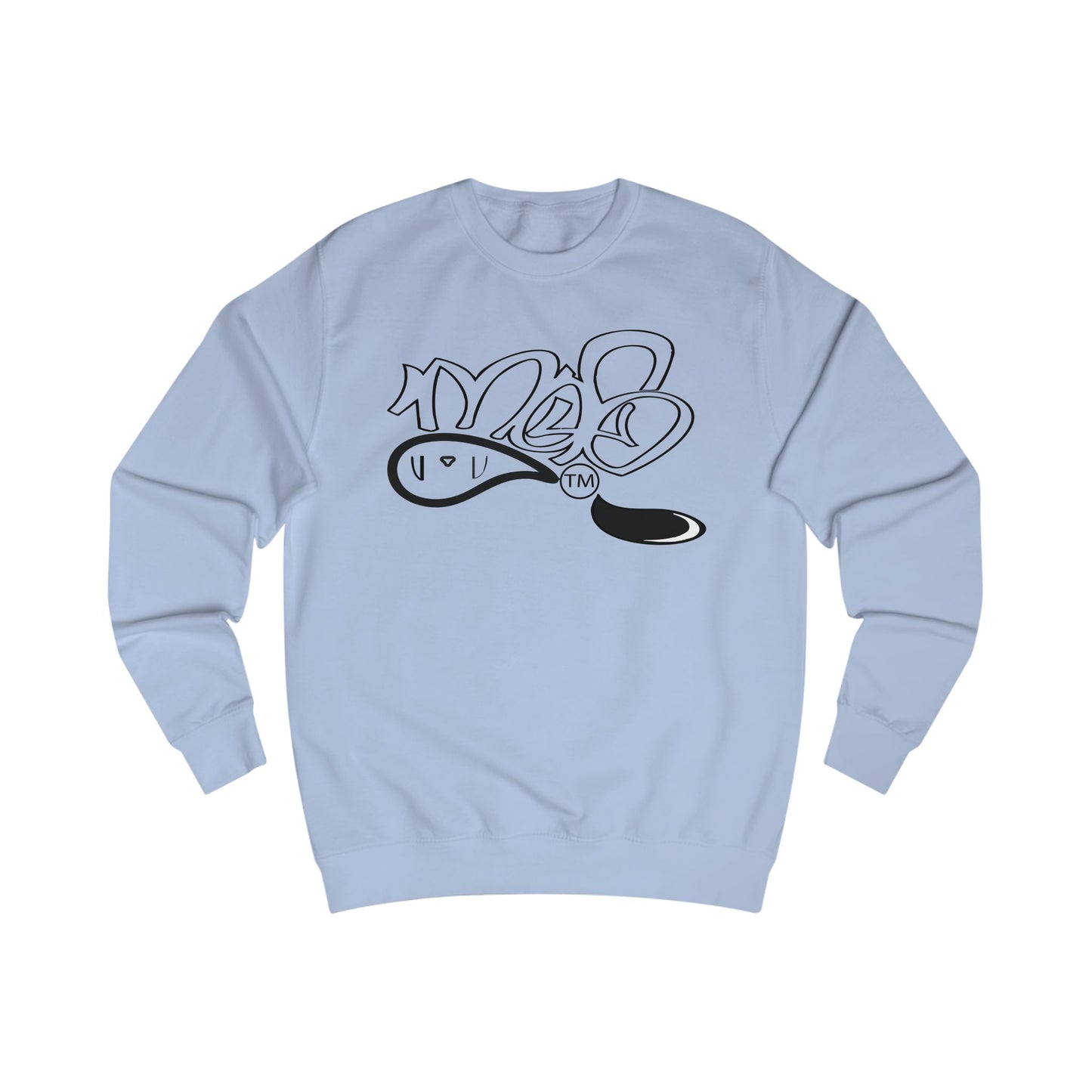 Street Art Inspired Unisex Sweatshirt - 'YES' Graphic Design