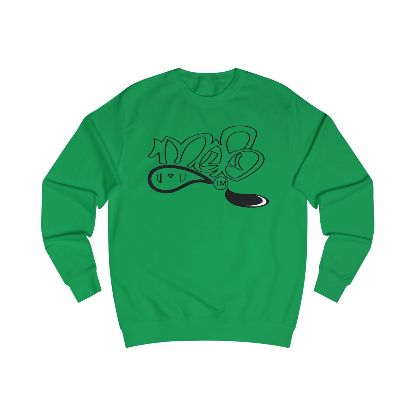 Street Art Inspired Unisex Sweatshirt - 'YES' Graphic Design