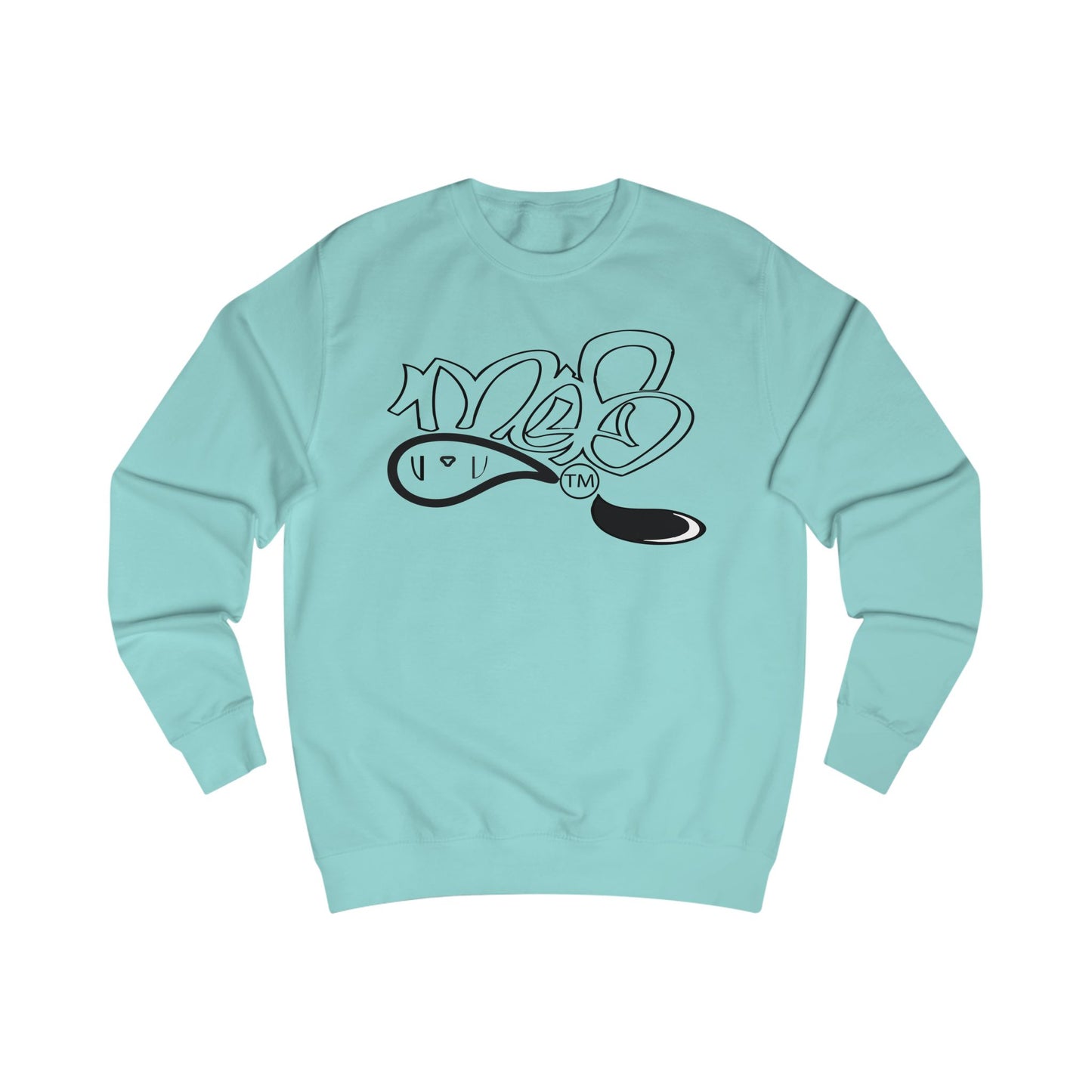 Street Art Inspired Unisex Sweatshirt - 'YES' Graphic Design