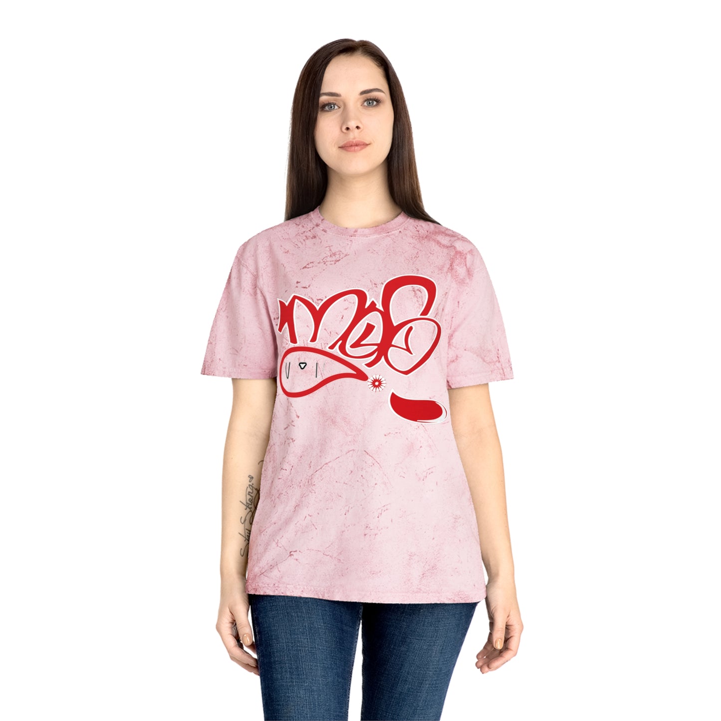 Colorful Graphic Tee, Streetwear Shirt, Artistic Unisex Apparel, Casual Summer Top, Trendy Festival Wear