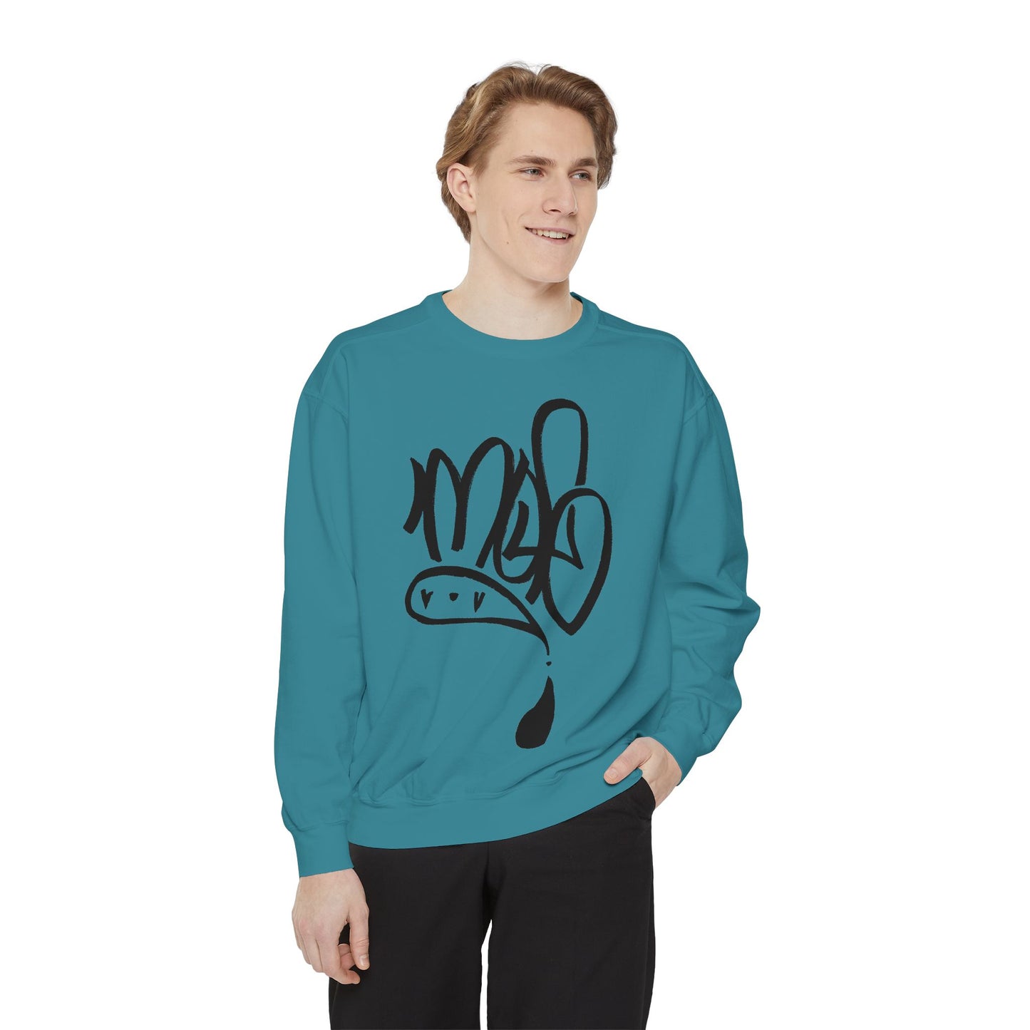 Mofo logo black unisex sweatshirts