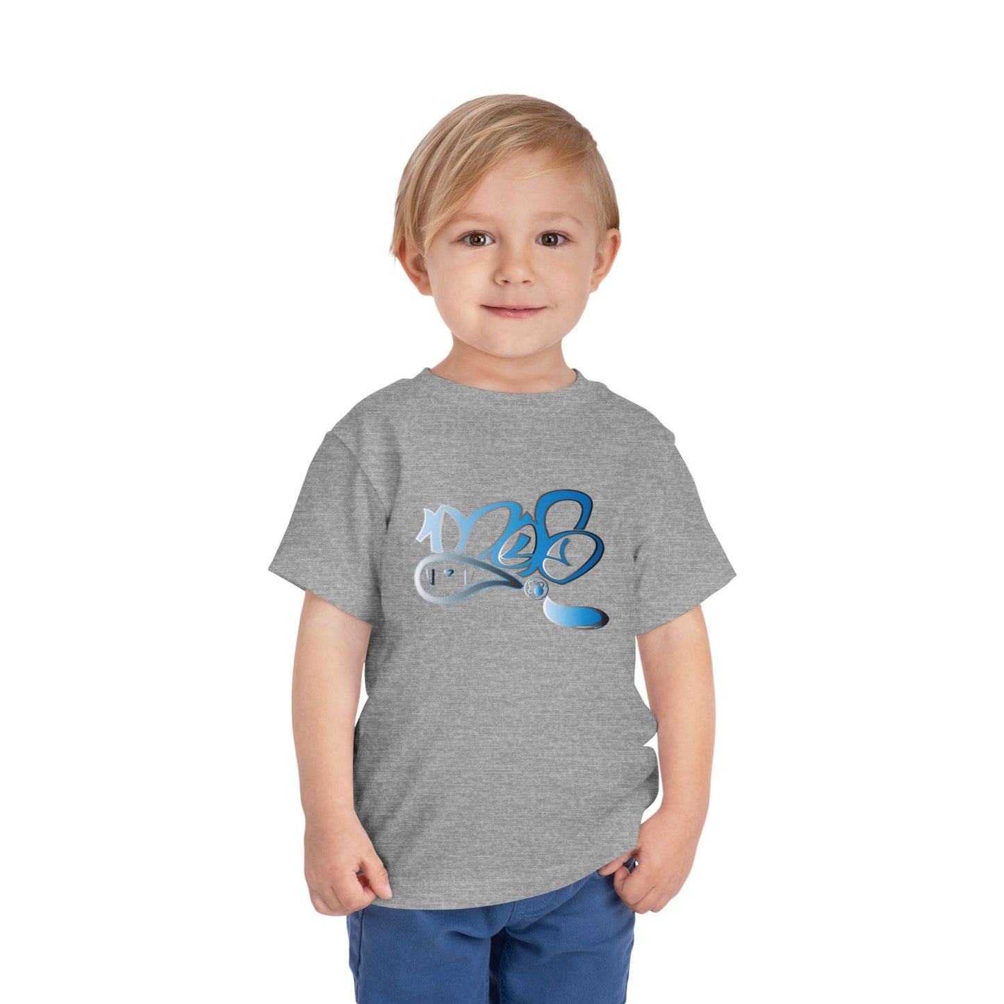 Toddler Short Sleeve Tee with Playful Design, Kids Shirt, Birthday Gift, Summer Outfit, Baby Apparel, Fun Graphics