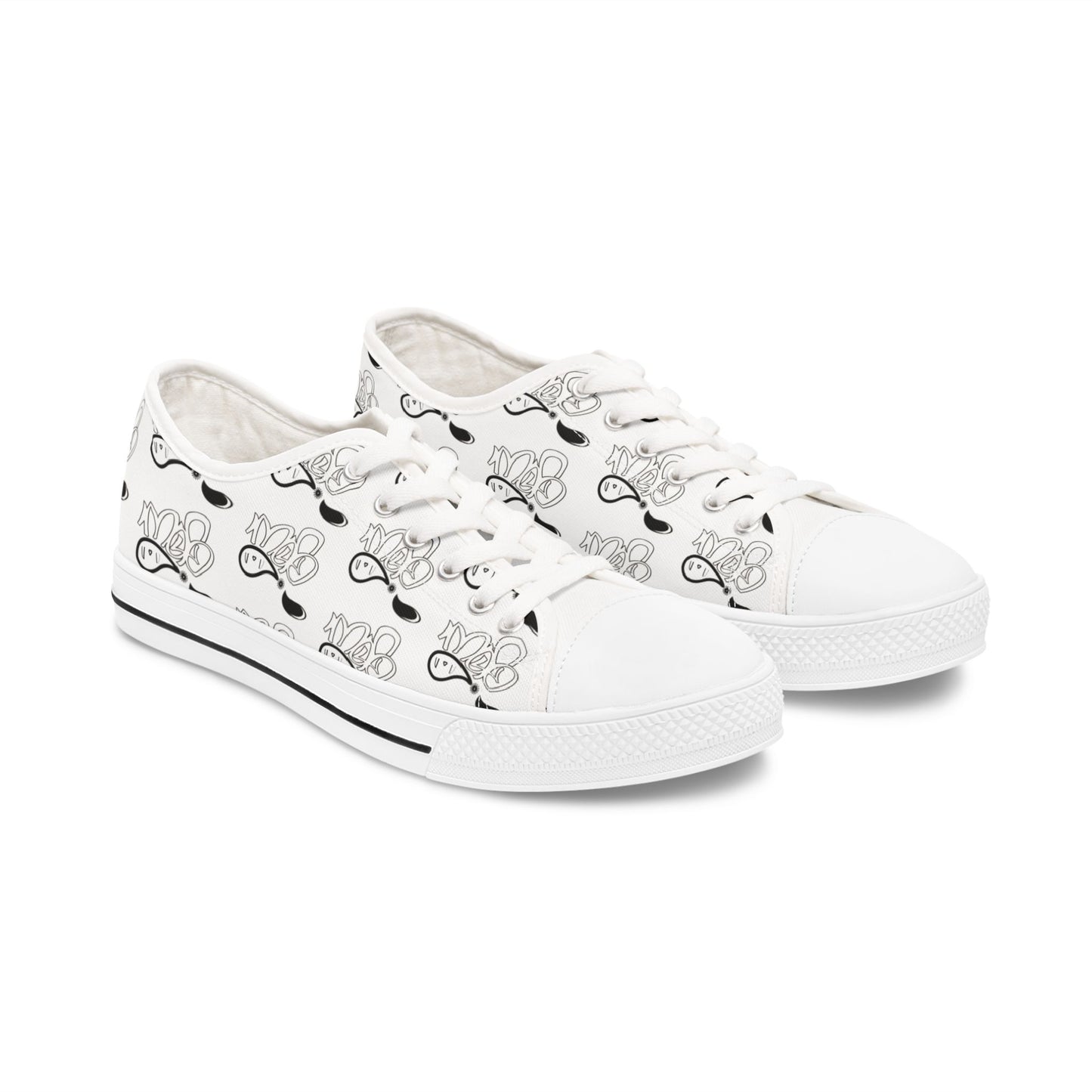 Stylish Women’s Low Top Sneakers, Trendy Footwear, Unique Sneakers for Everyday Wear, Fun Gift for Her, Casual Style Shoes