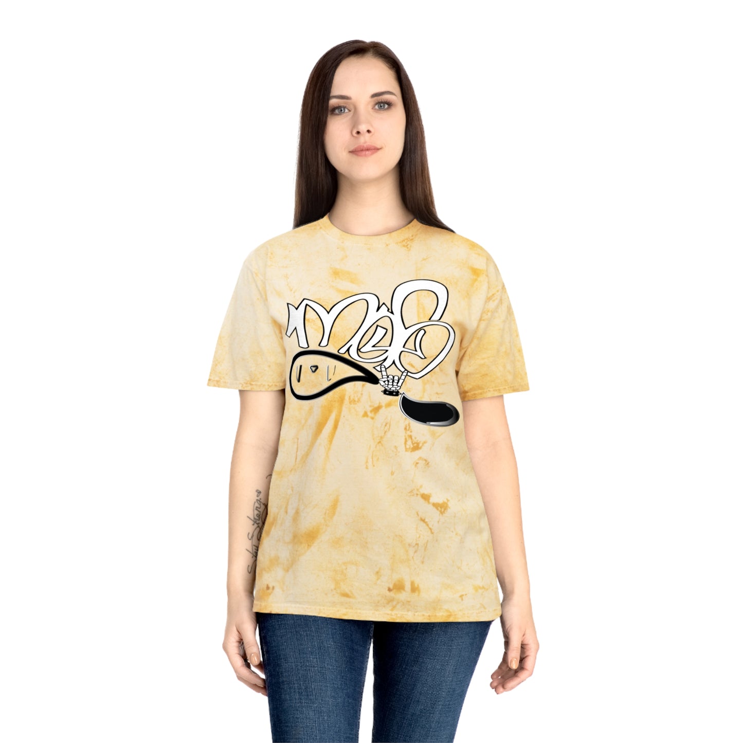 color blast unisex mofo rockstar logo