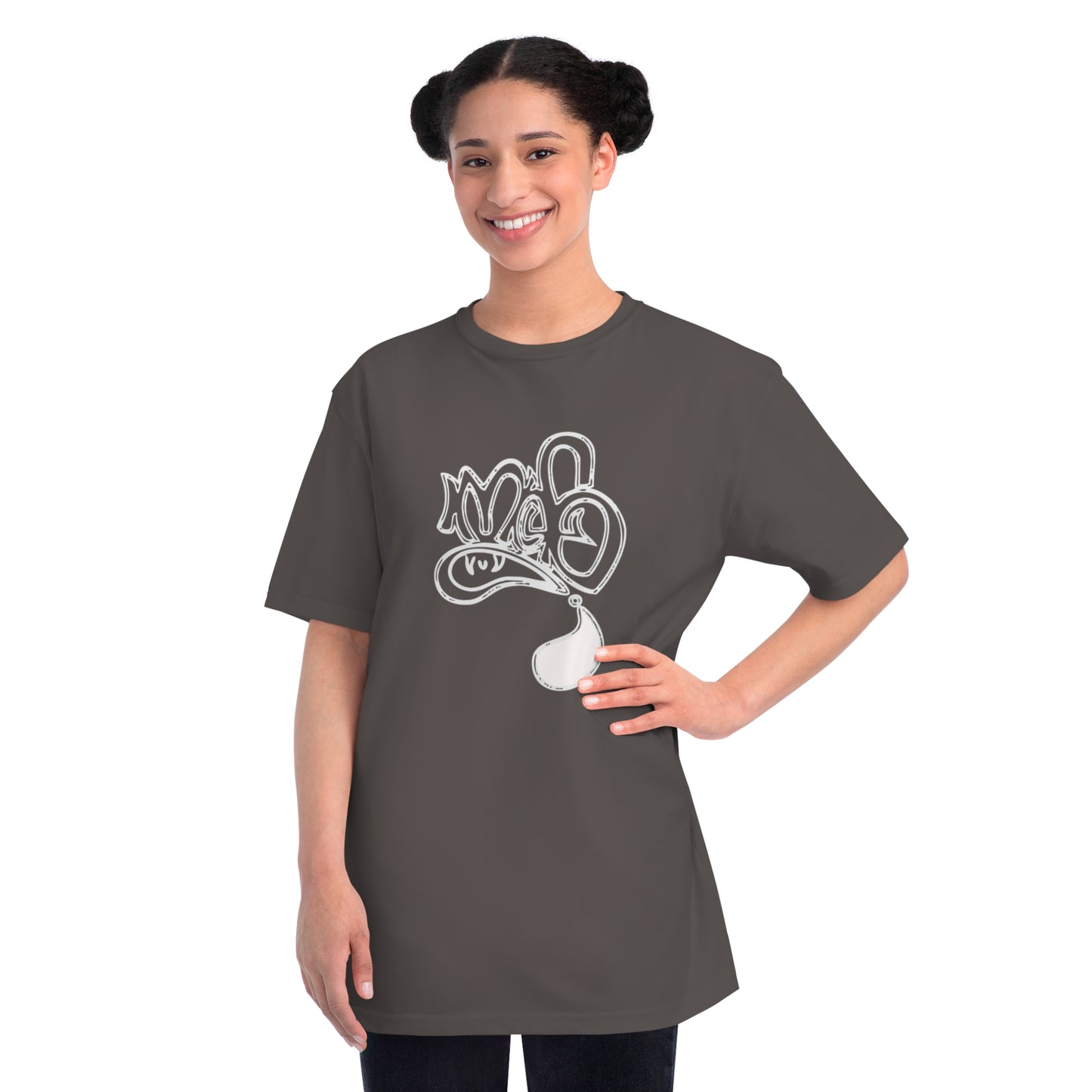 Organic Unisex Graphic Tee with Playful Design, Casual Wear, Artsy Apparel, Gift for Friends, Everyday Style