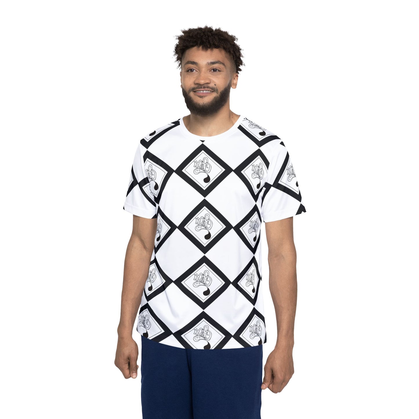 Men's Graphic Sports Jersey - Unique AOP Design, Ideal for Training, Casual Wear, Gifting, Sports Events, Team Spirit